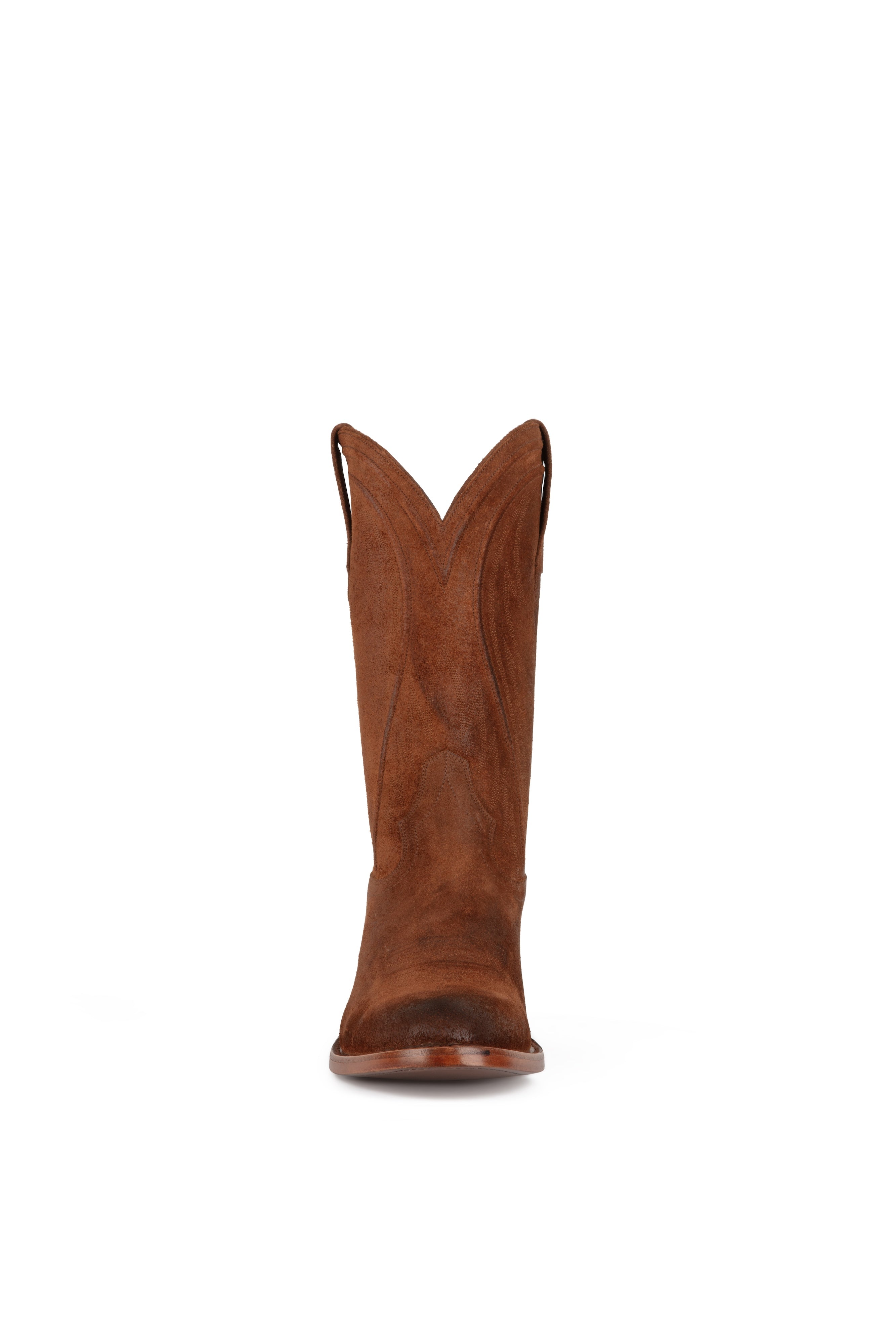 Allens Brand - James - Round Toe - Canela Suede