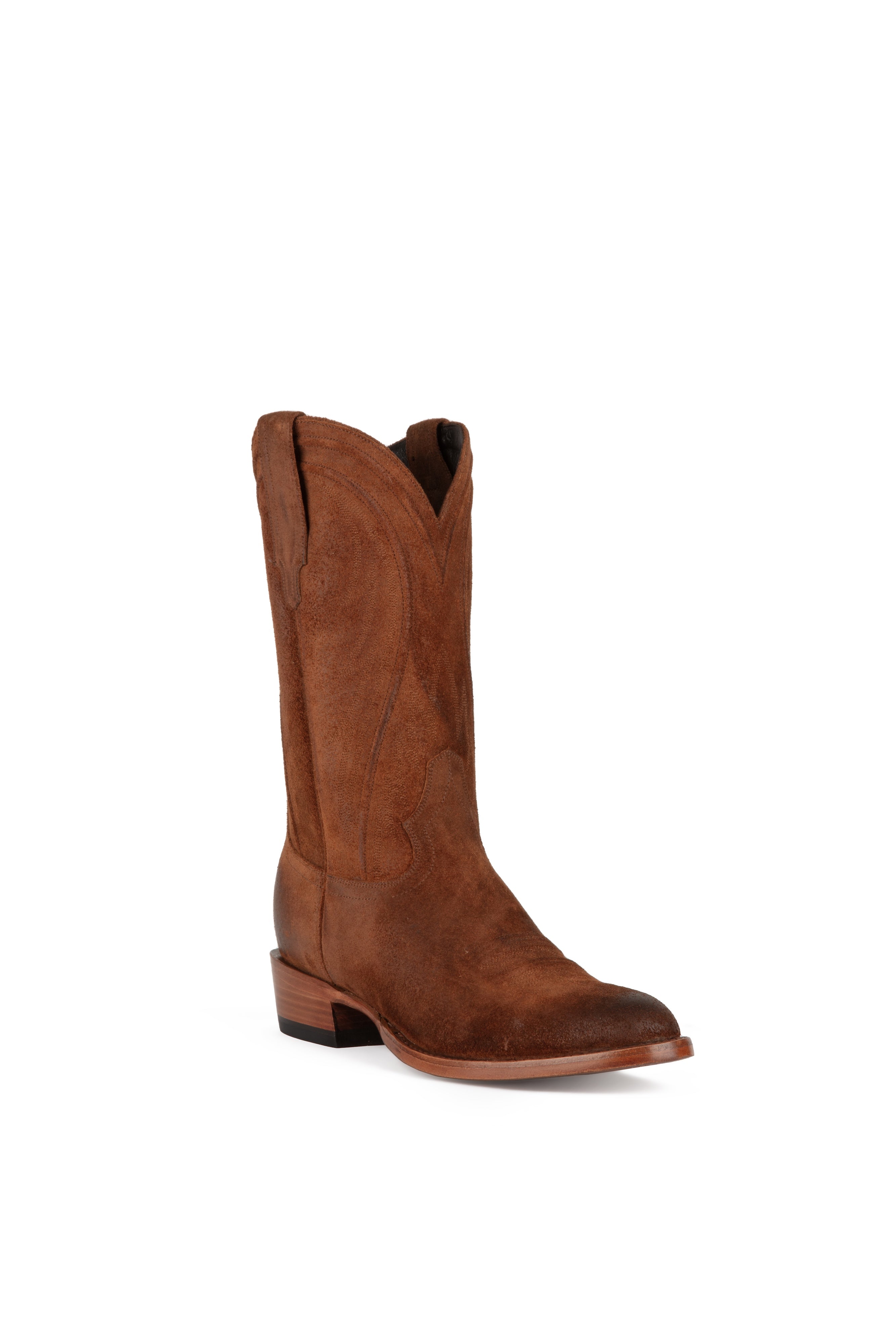 Allens Brand - James - Round Toe - Canela Suede