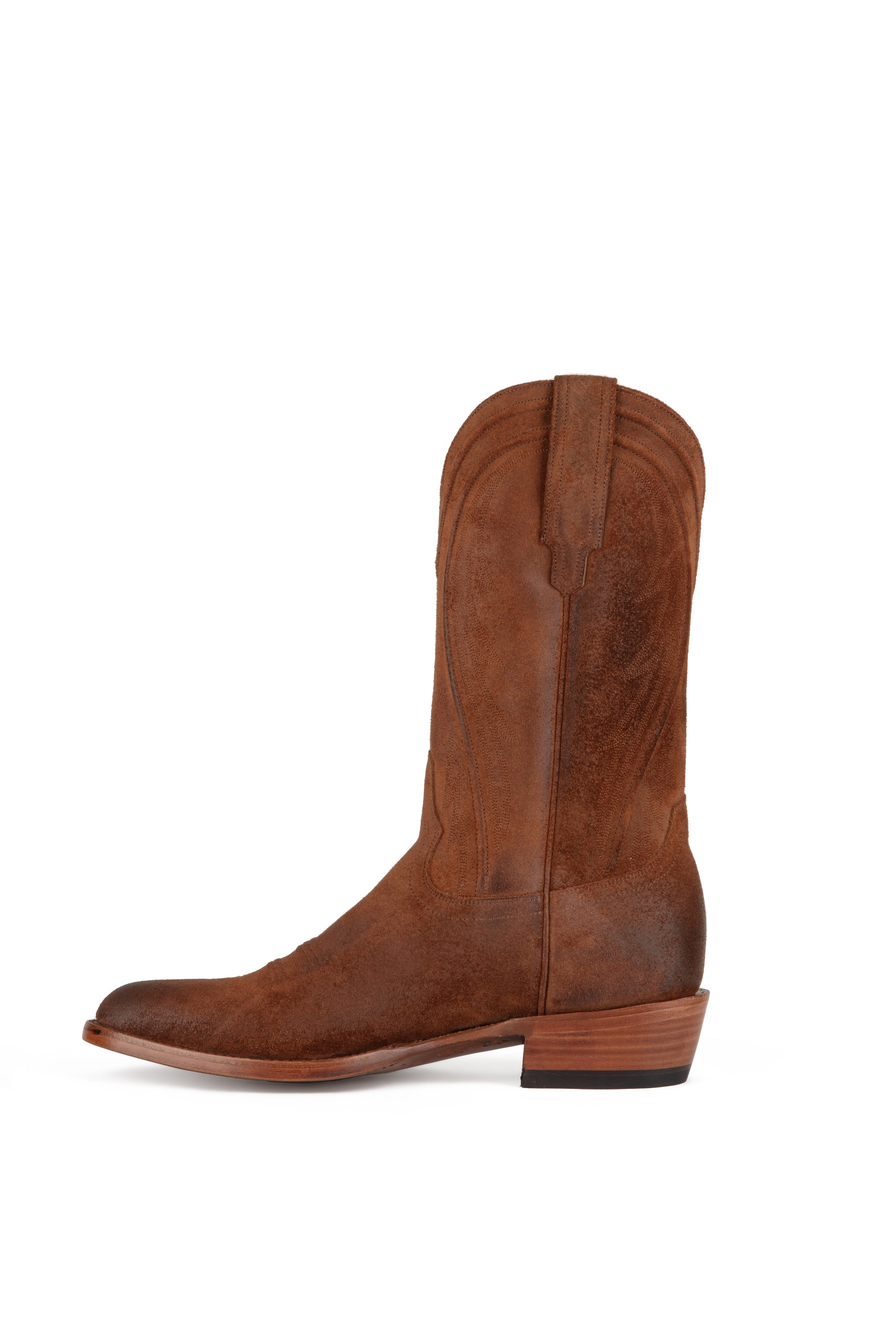 Allens Brand - James - Round Toe - Canela Suede