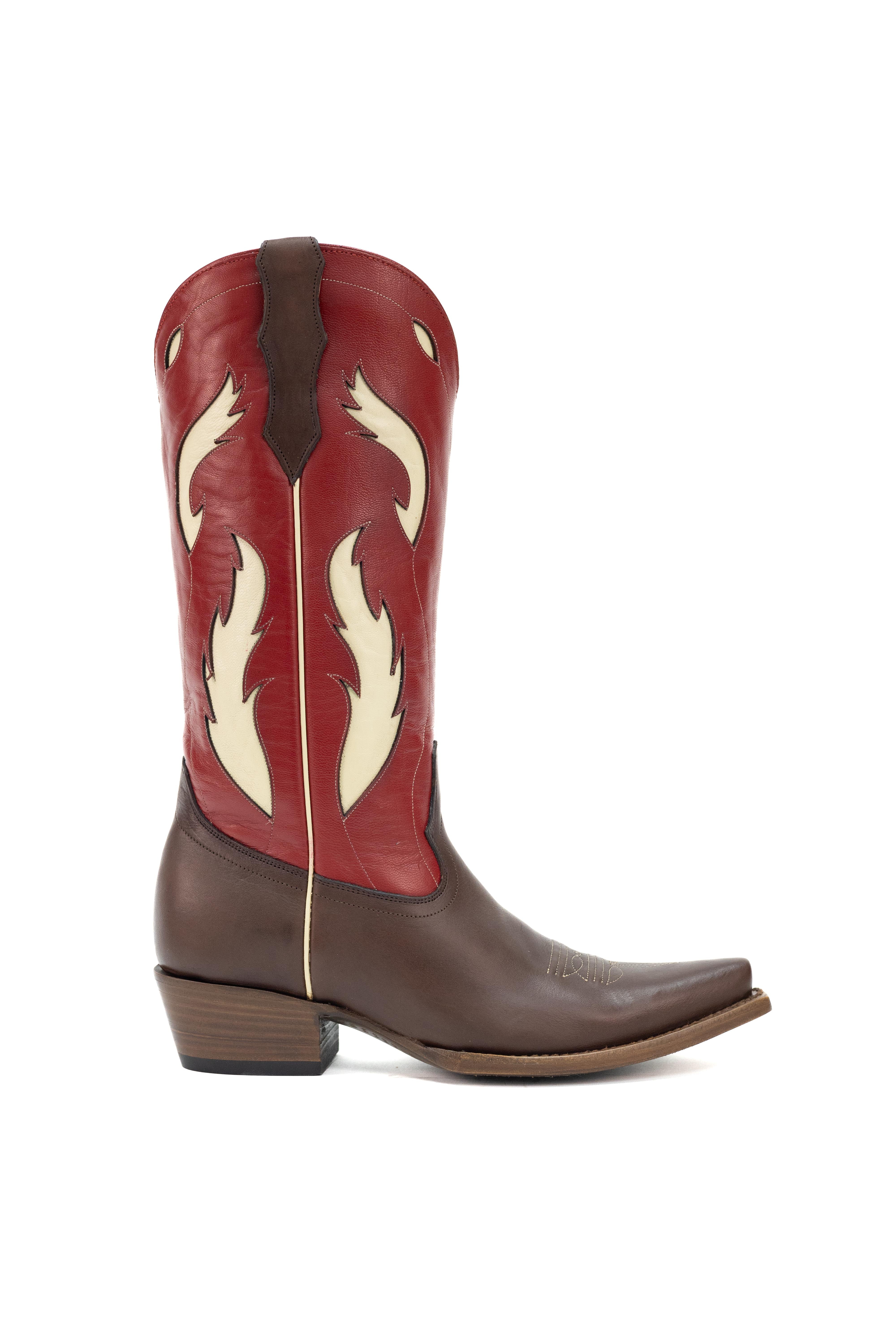 Allens Brand - Pam - Red/Brown/Cosmic Ivory
