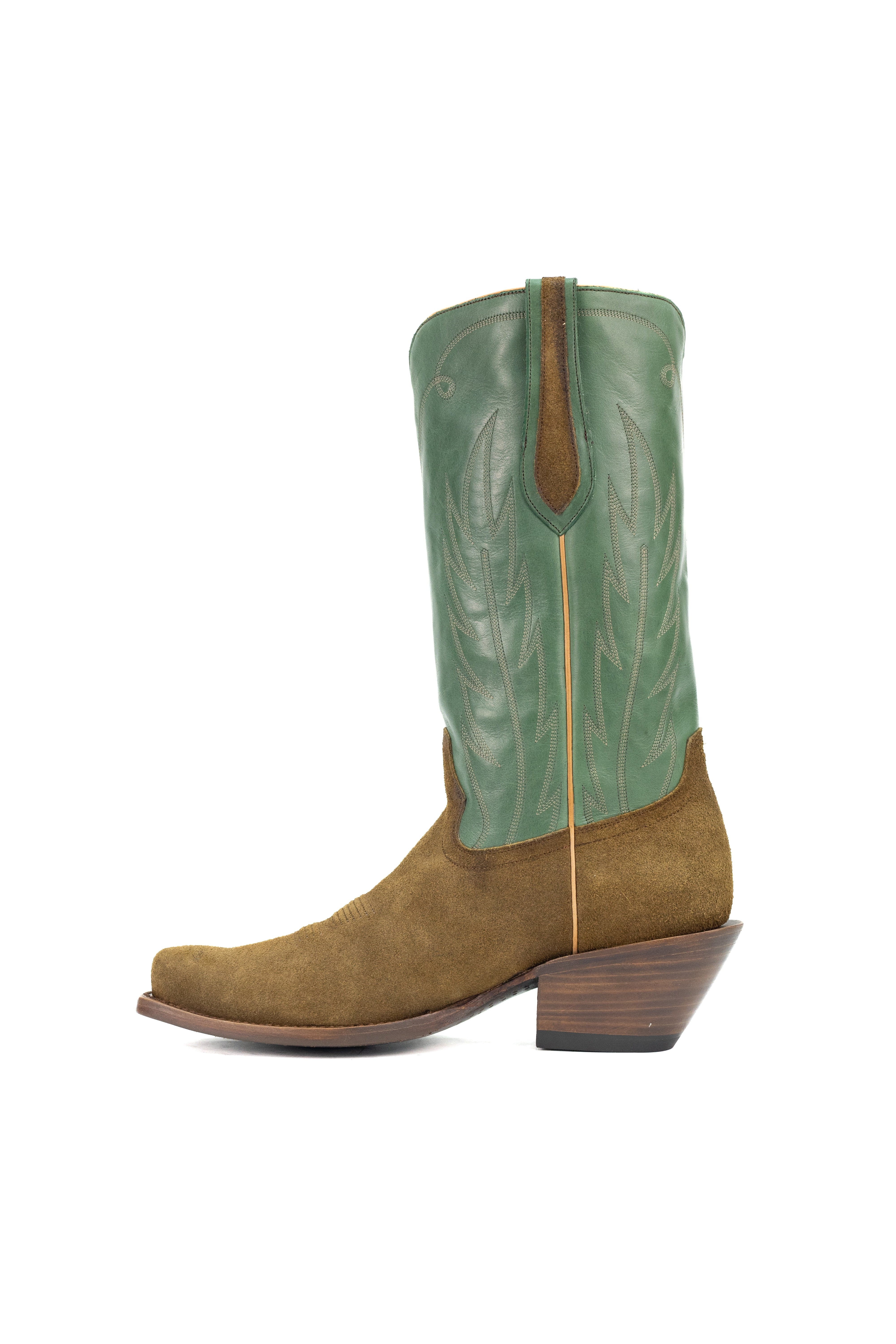 Allens Brand - Gaucho - Cutter Toe - Coffee/Green
