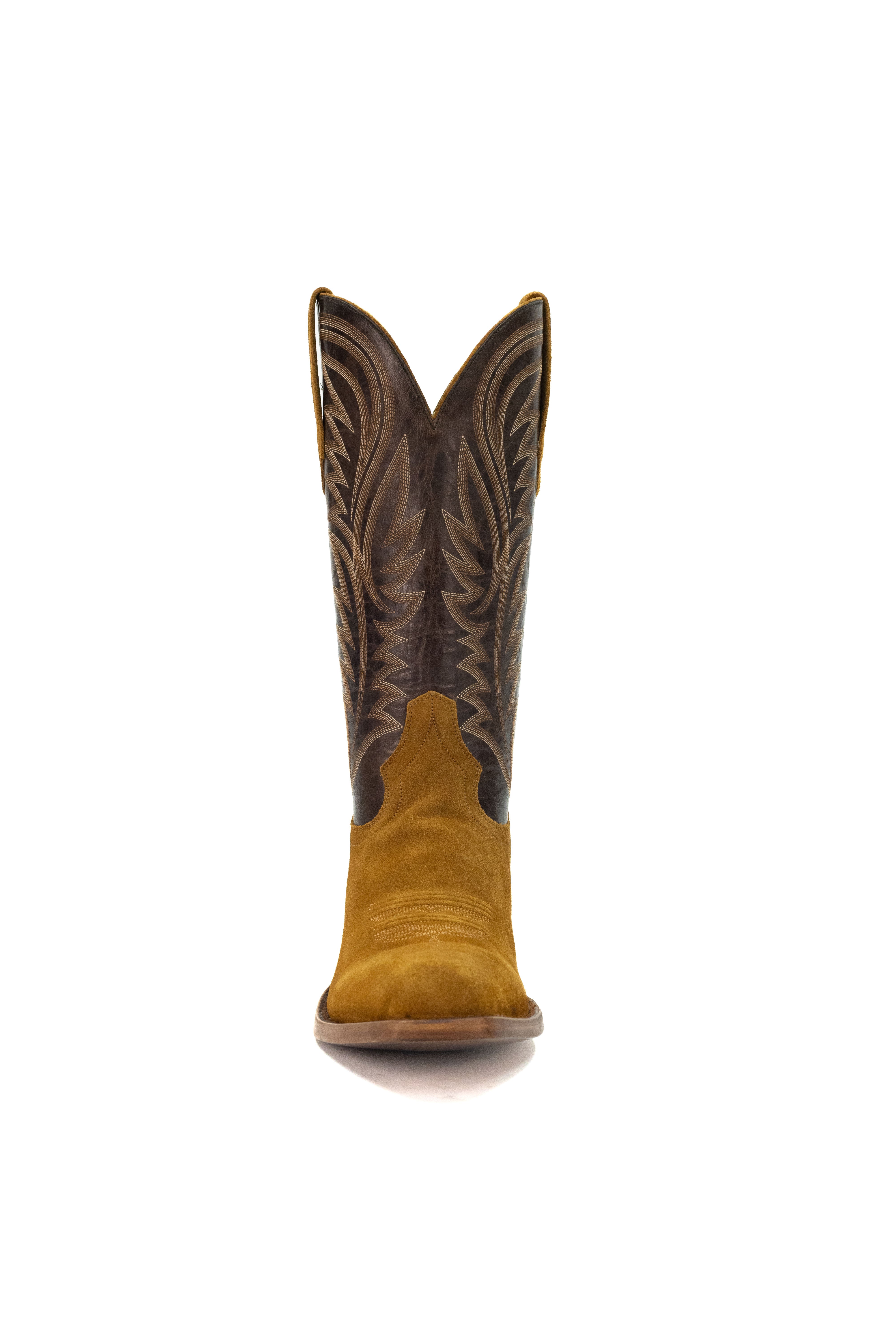 Allens Brand - Brady - Cutter Toe - Golden Suede/Chocolate