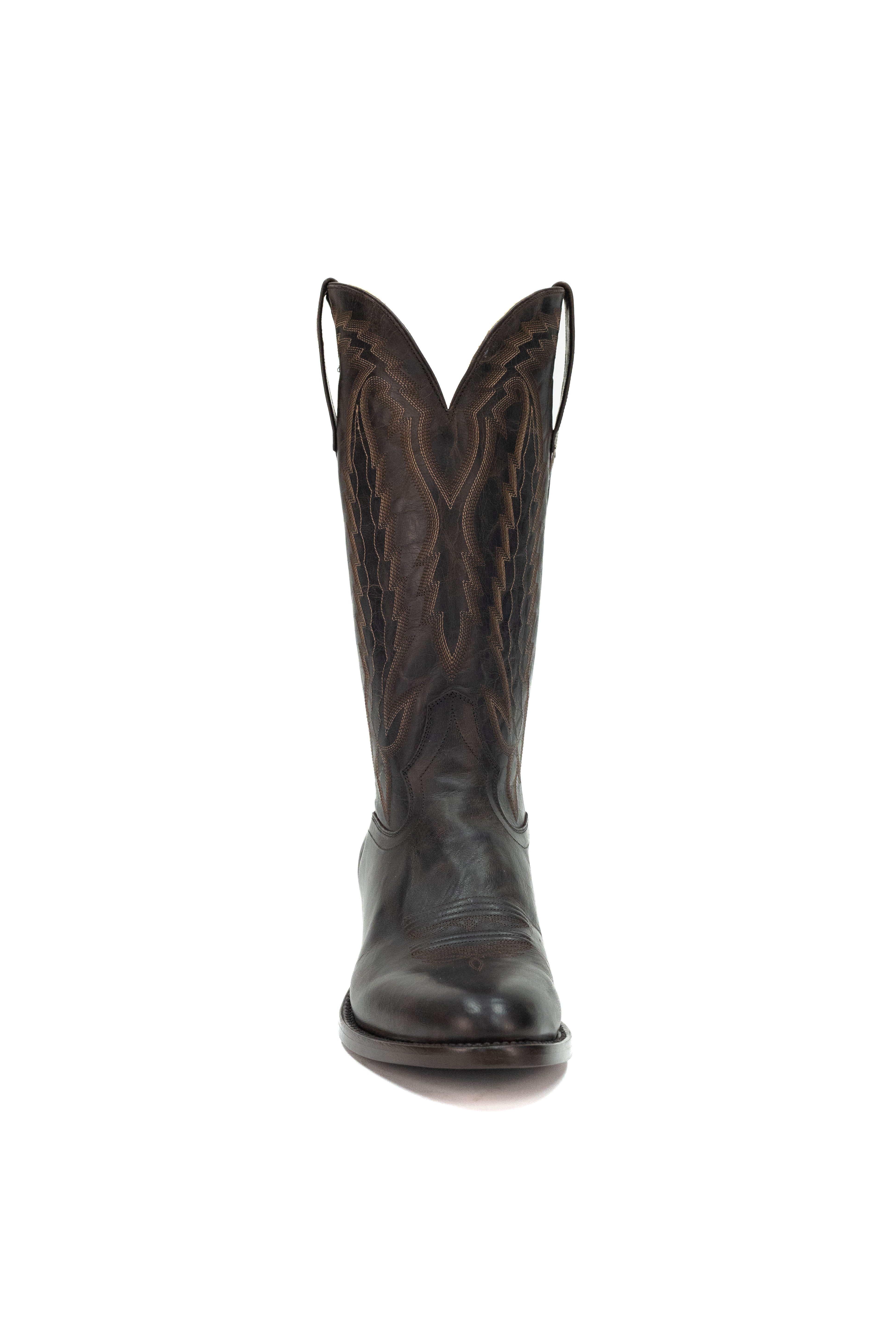 Allens Brand - Hoss Mad Dog - Round Toe - Chocolate