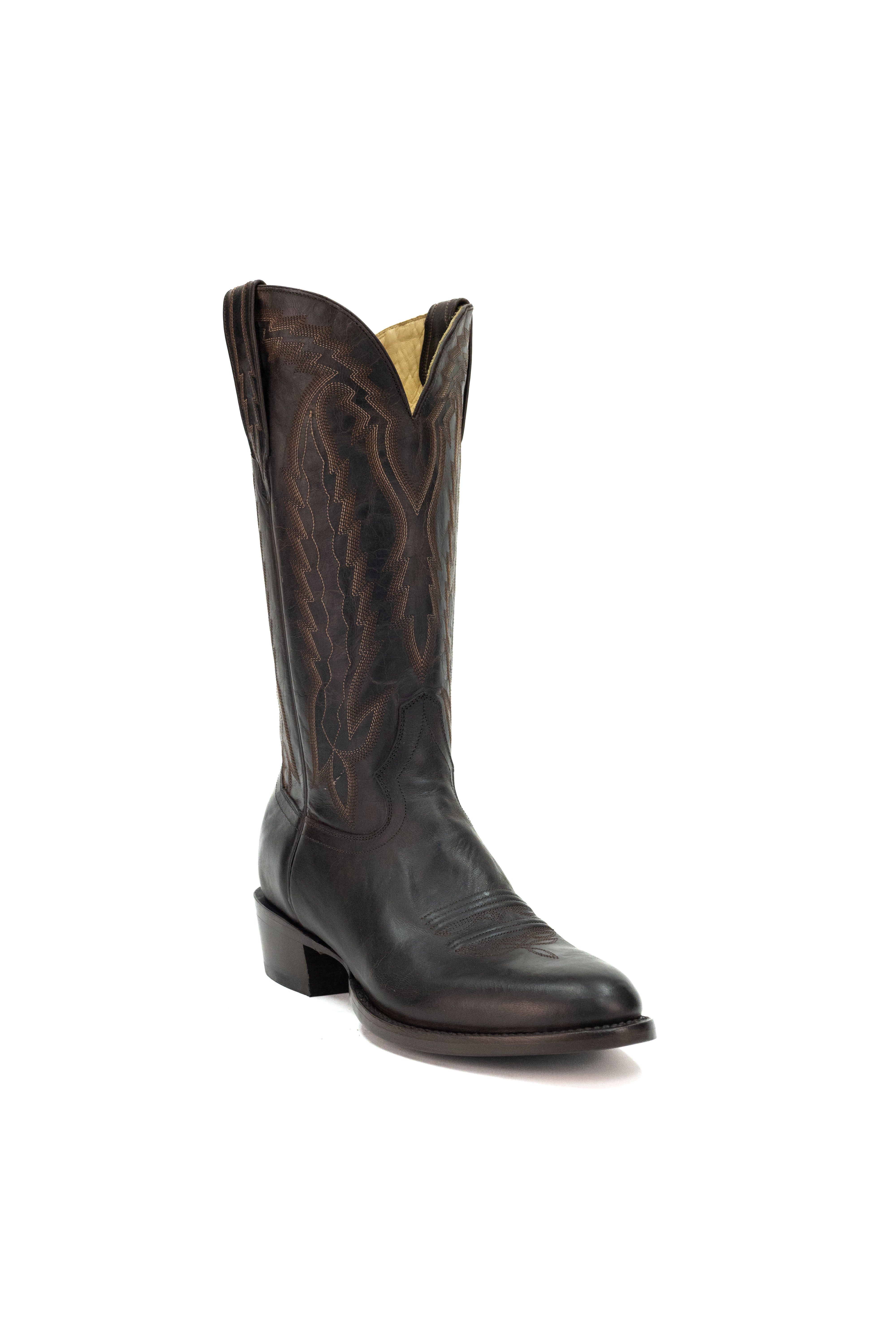 Allens Brand - Hoss Mad Dog - Round Toe - Chocolate