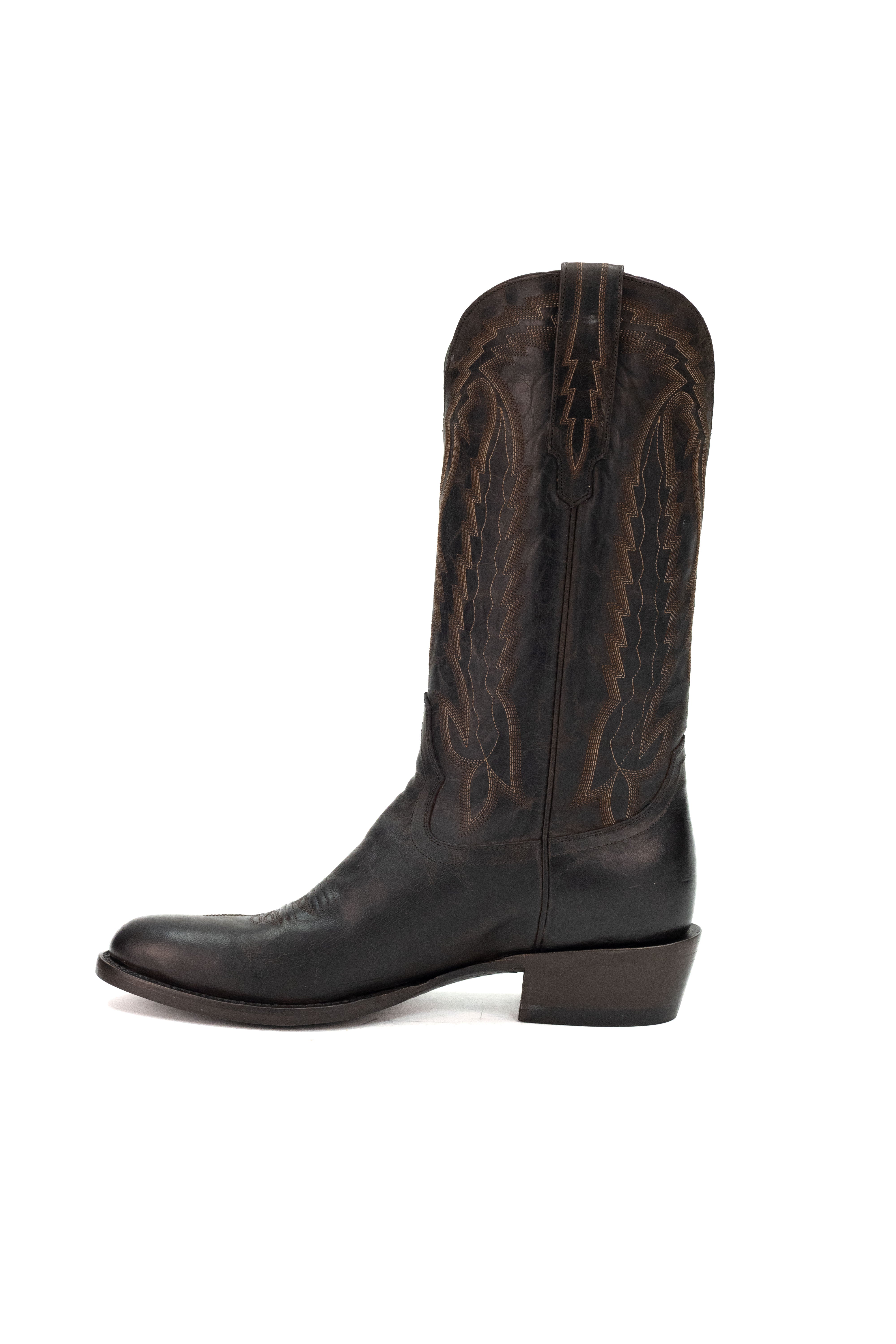 Allens Brand - Hoss Mad Dog - Round Toe - Chocolate