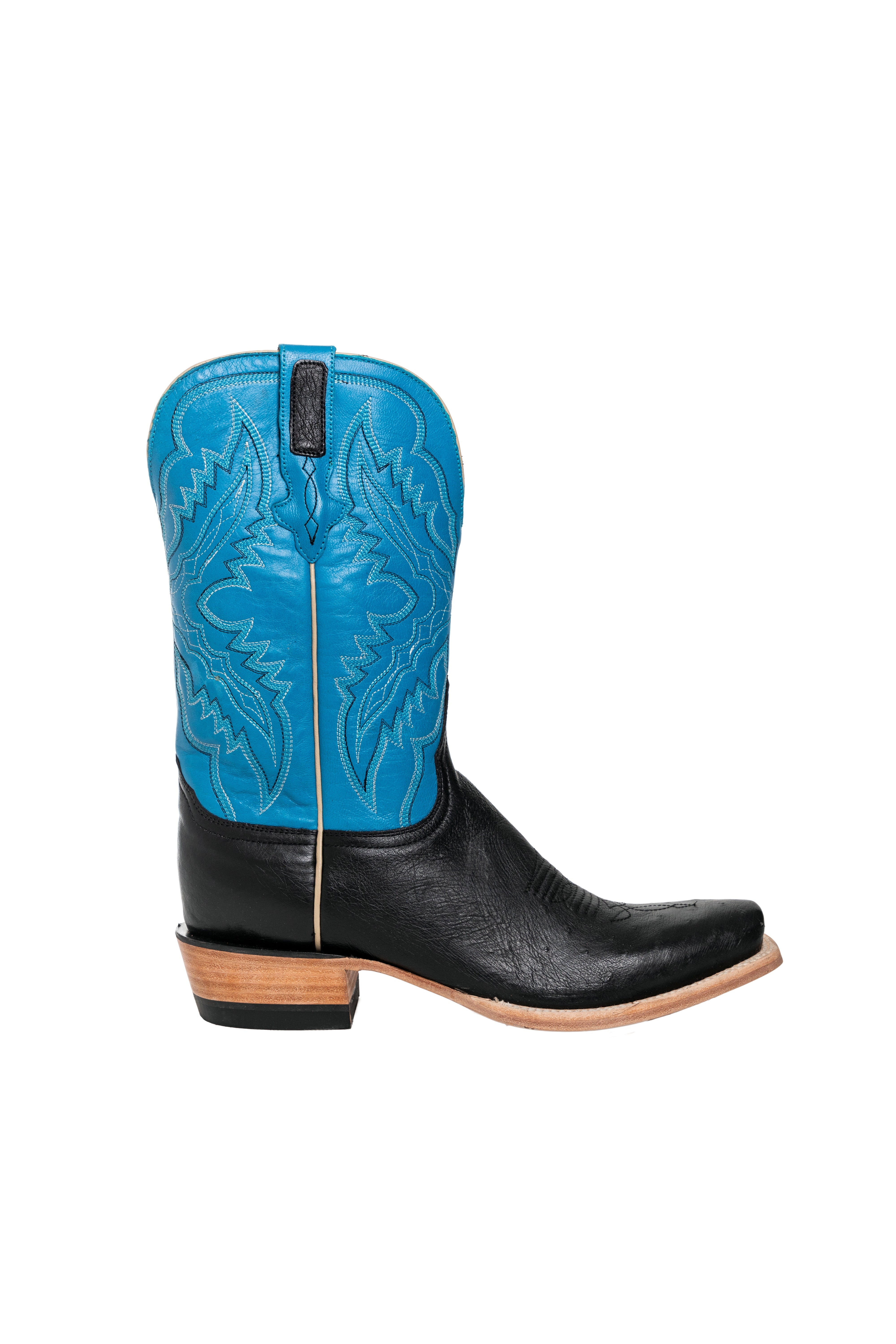 Resistol Boots - Smooth Quill Ostrich - Cutter Toe - Black