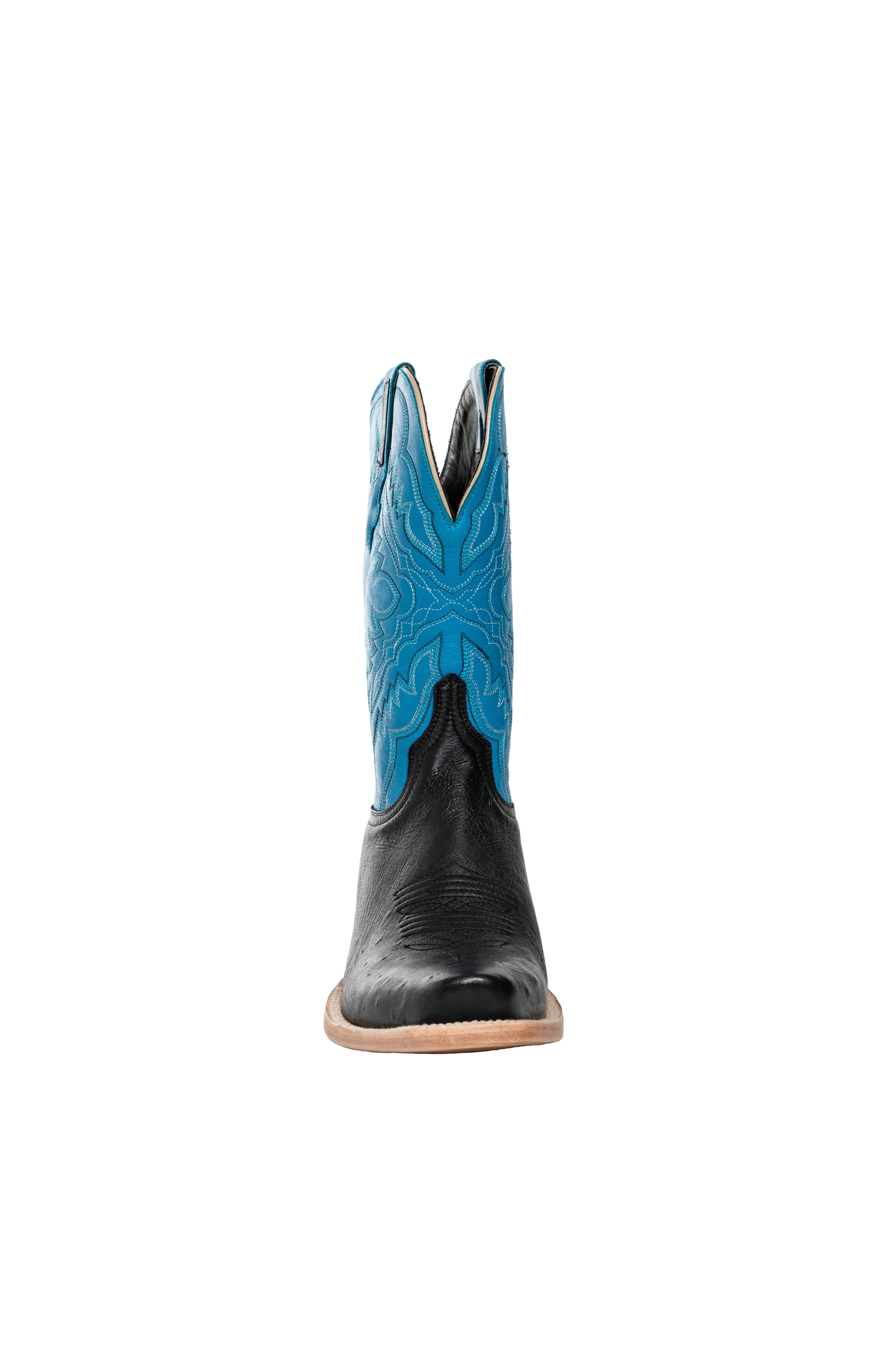 Resistol Boots - Smooth Quill Ostrich - Cutter Toe - Black