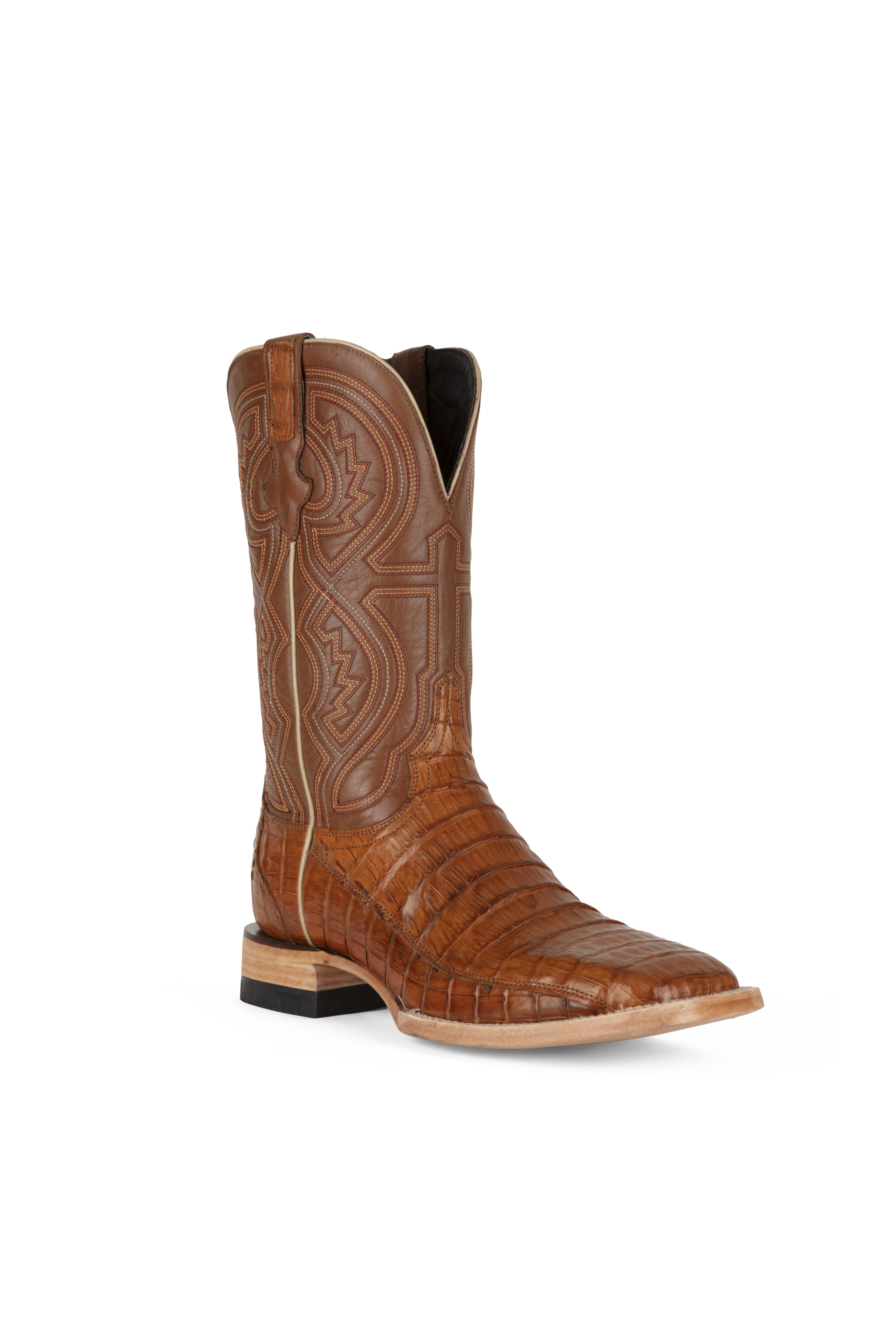 Resistol Boots - Caiman - Square Toe - Tan