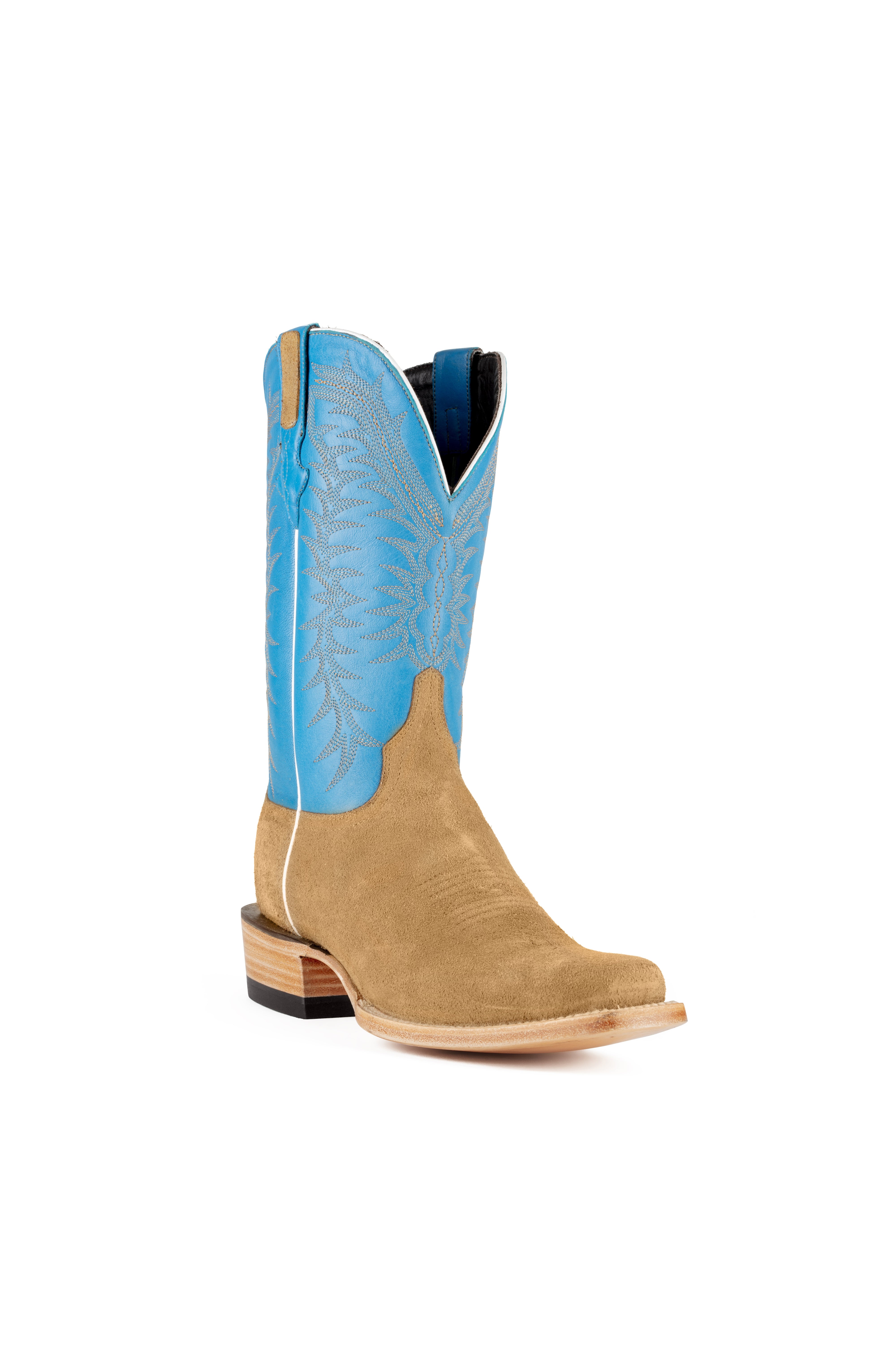 Resistol Boots - Rough Out Suede - Cutter Toe - Sand