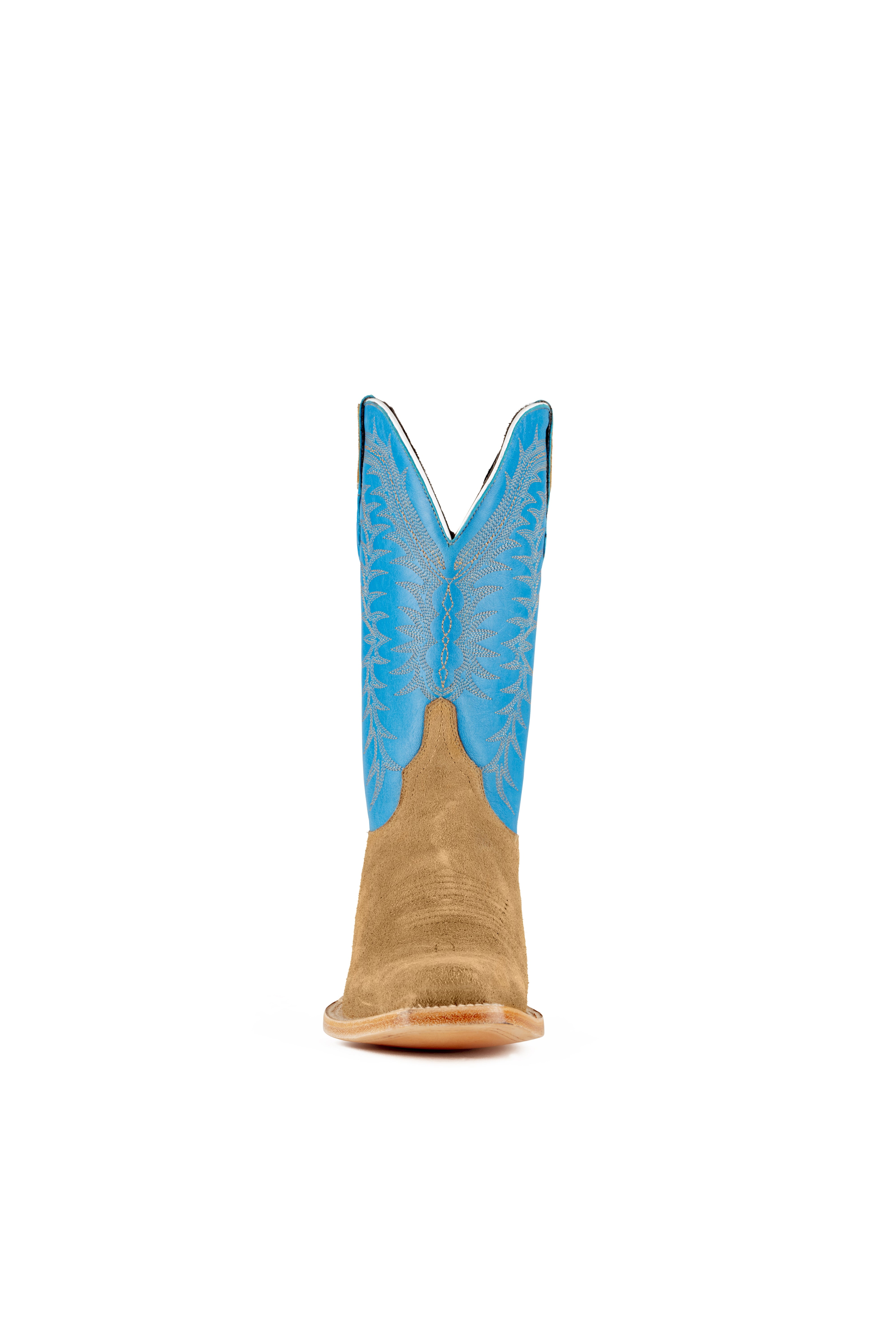 Resistol Boots - Rough Out Suede - Cutter Toe - Sand