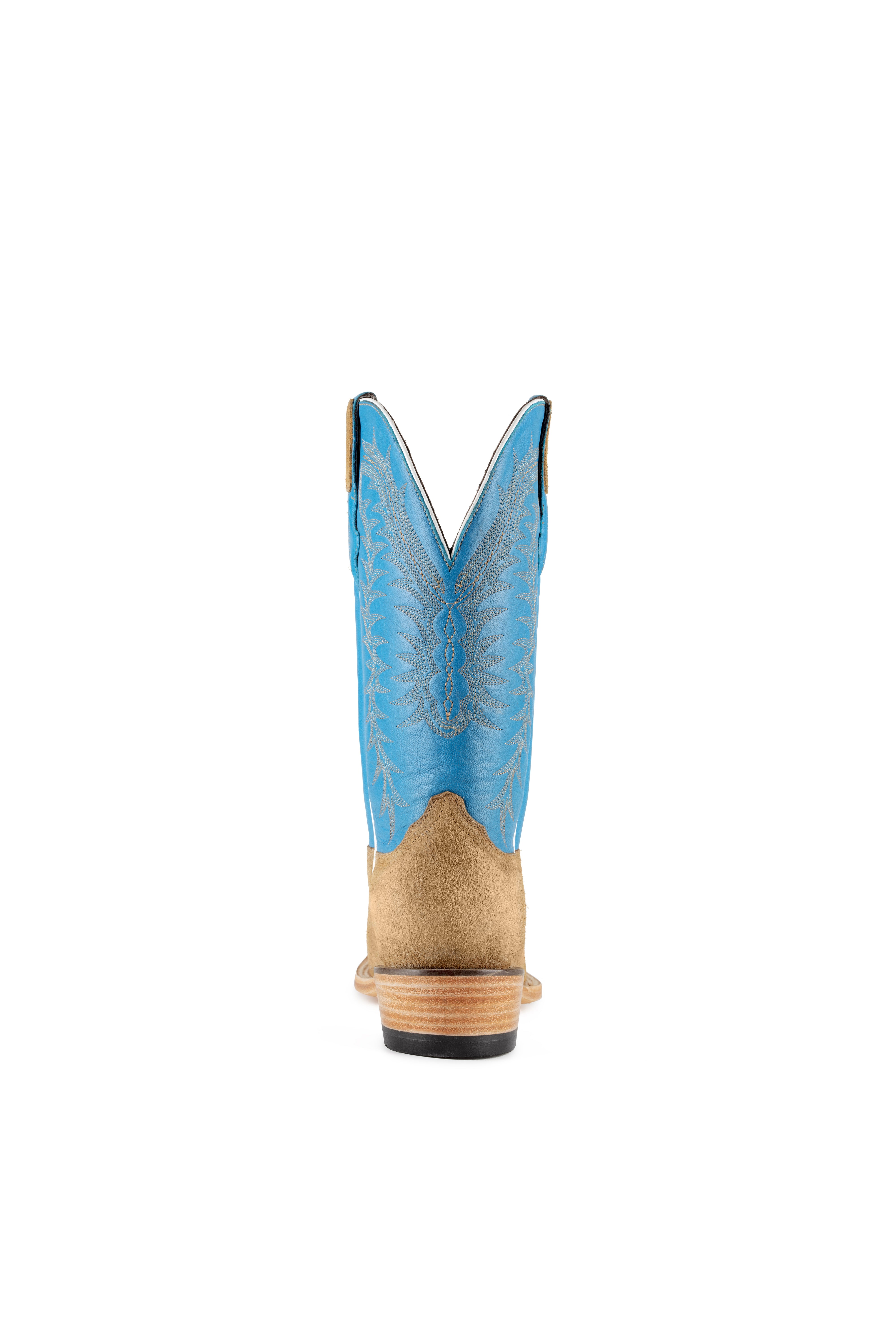 Resistol Boots - Rough Out Suede - Cutter Toe - Sand