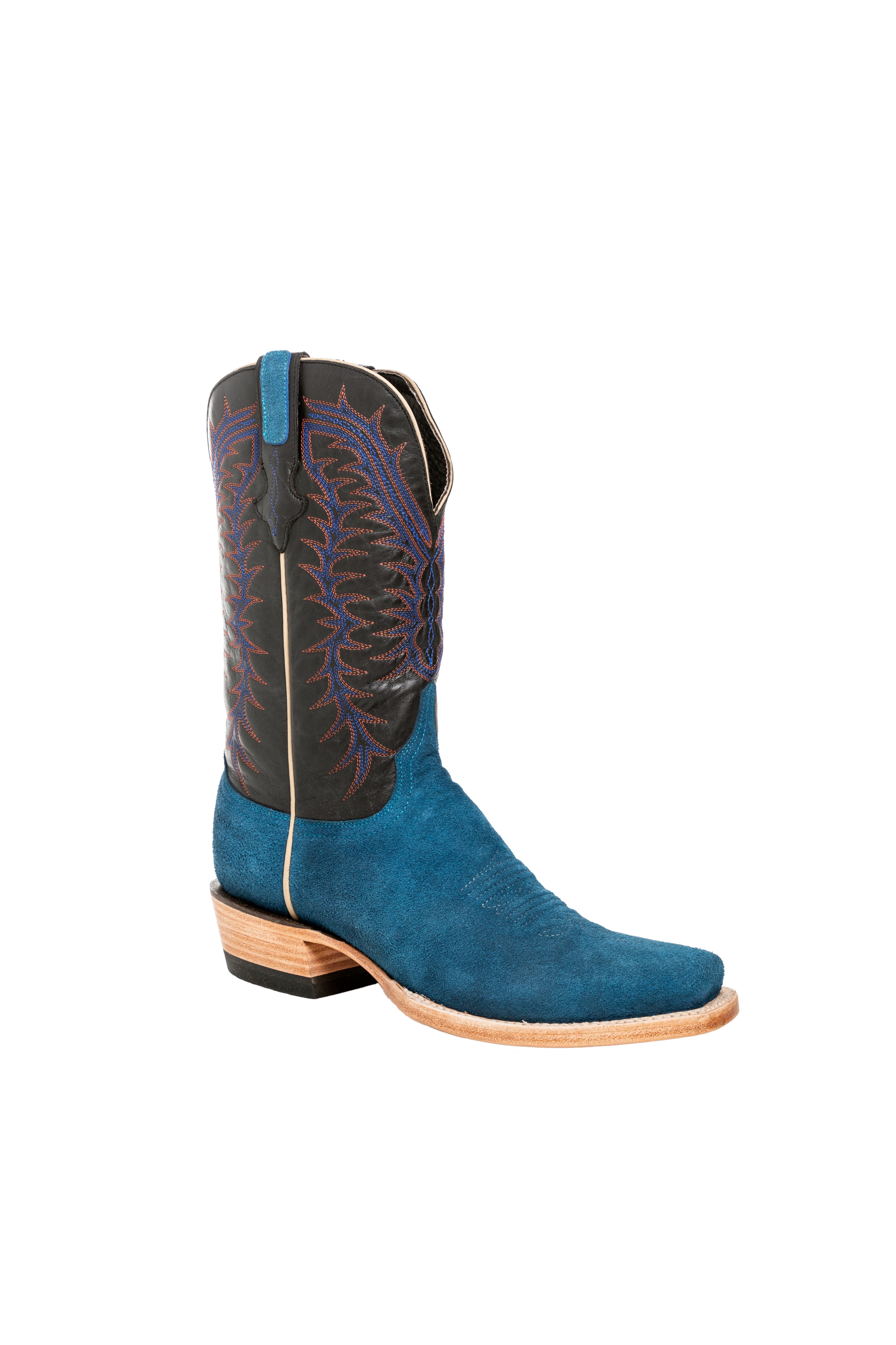 Resistol Boots - Rough Out Suede - Cutter Toe - Navy