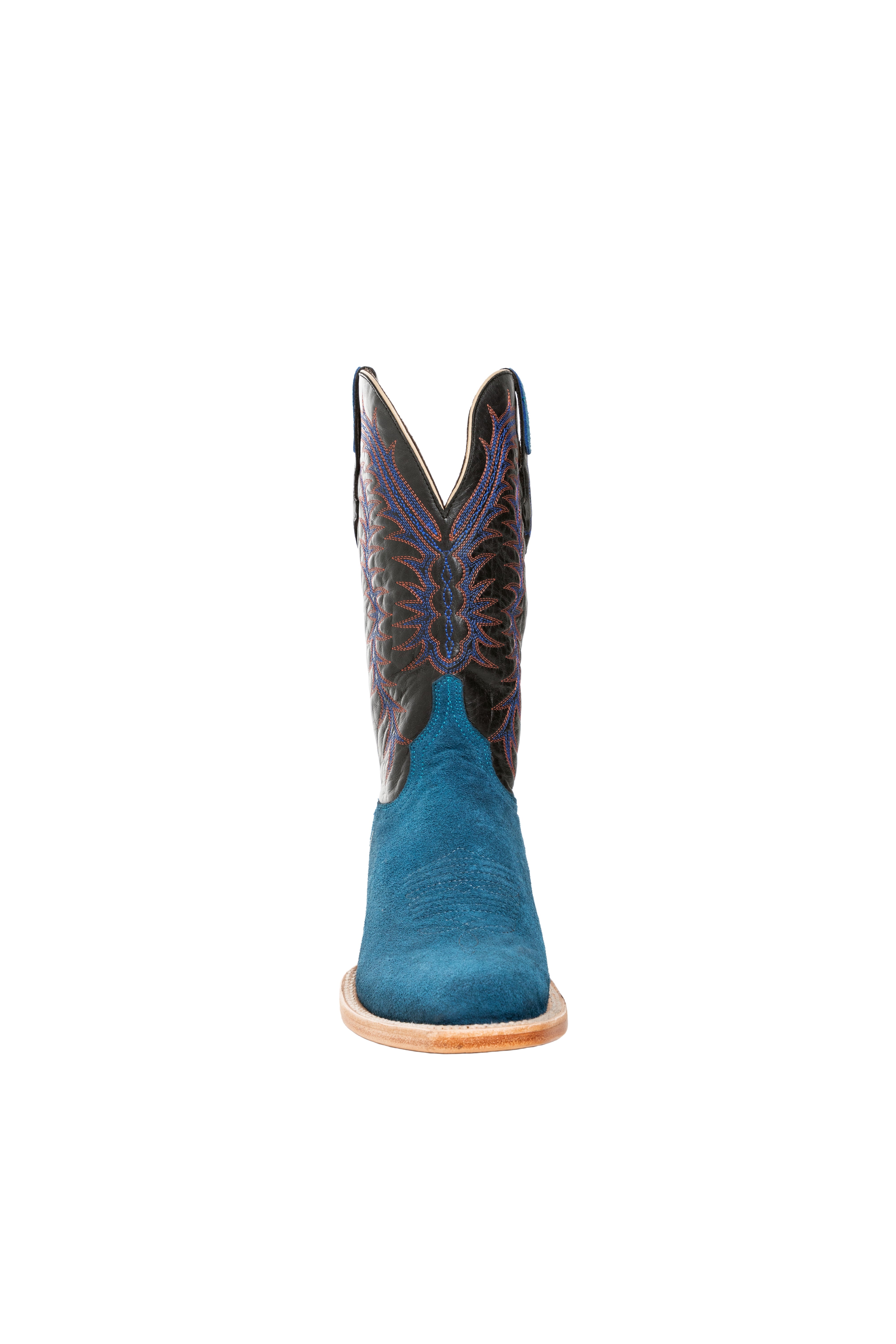 Resistol Boots - Rough Out Suede - Cutter Toe - Navy