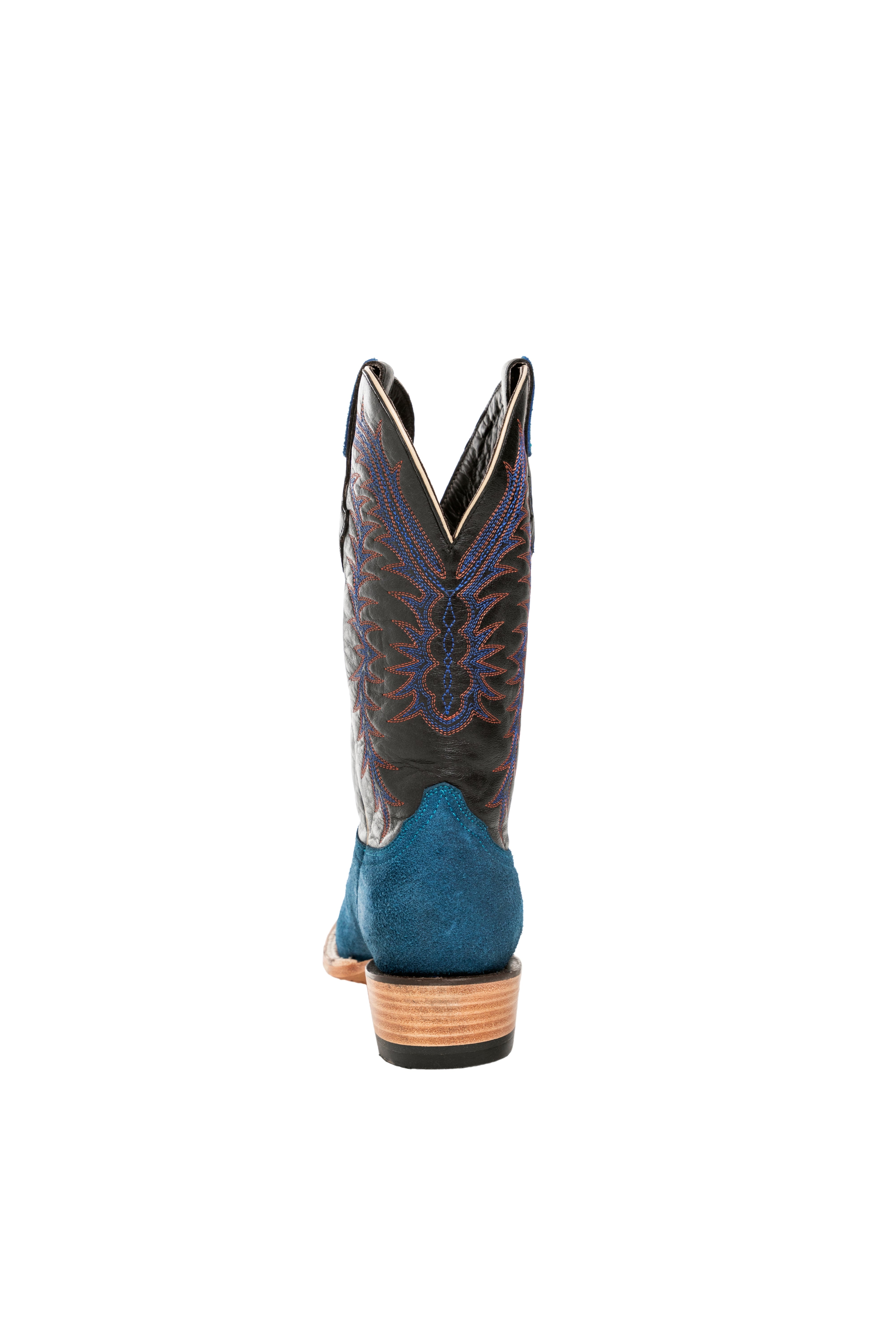 Resistol Boots - Rough Out Suede - Cutter Toe - Navy