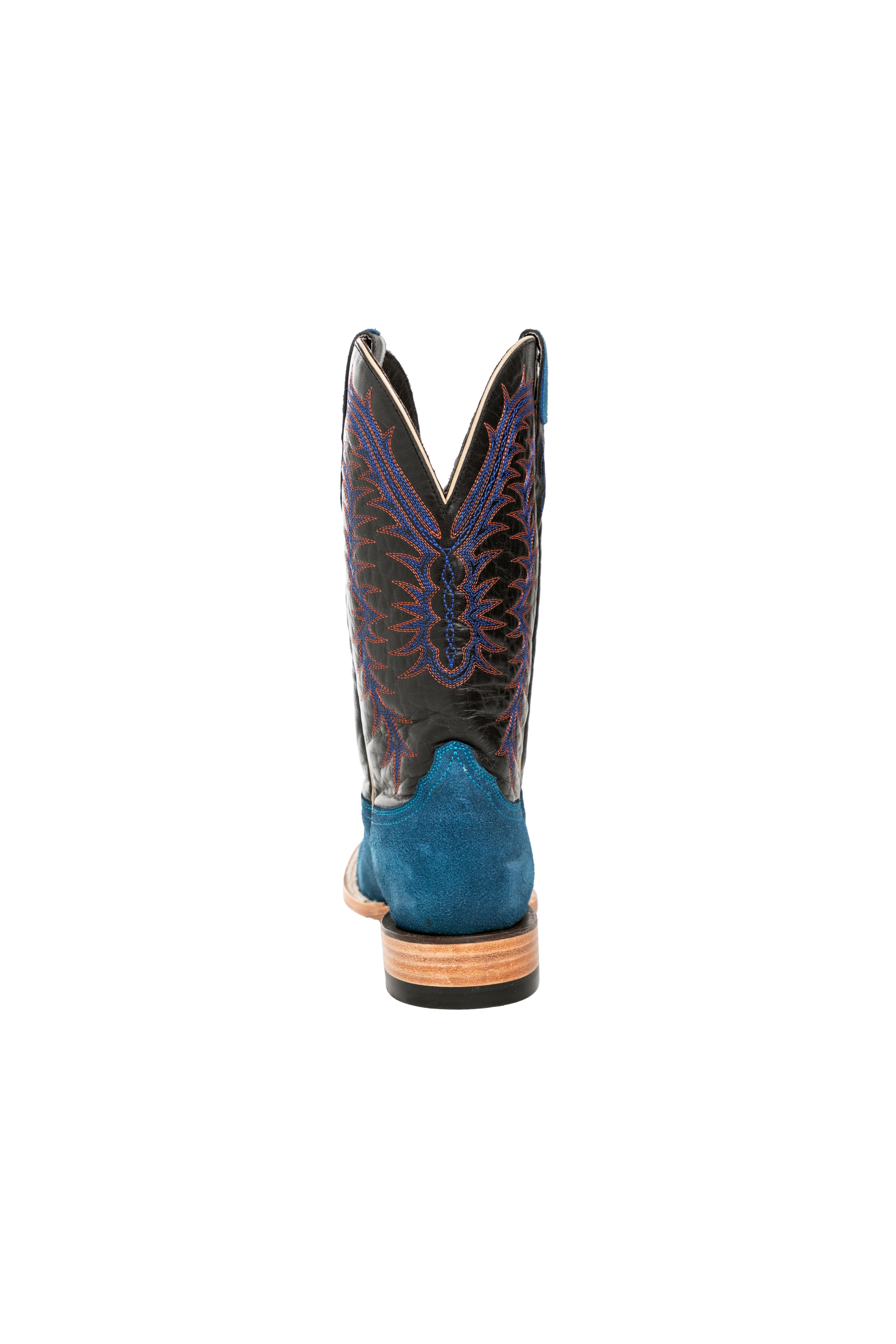Resistol Boots - Rough Out Suede - Square Toe - Navy