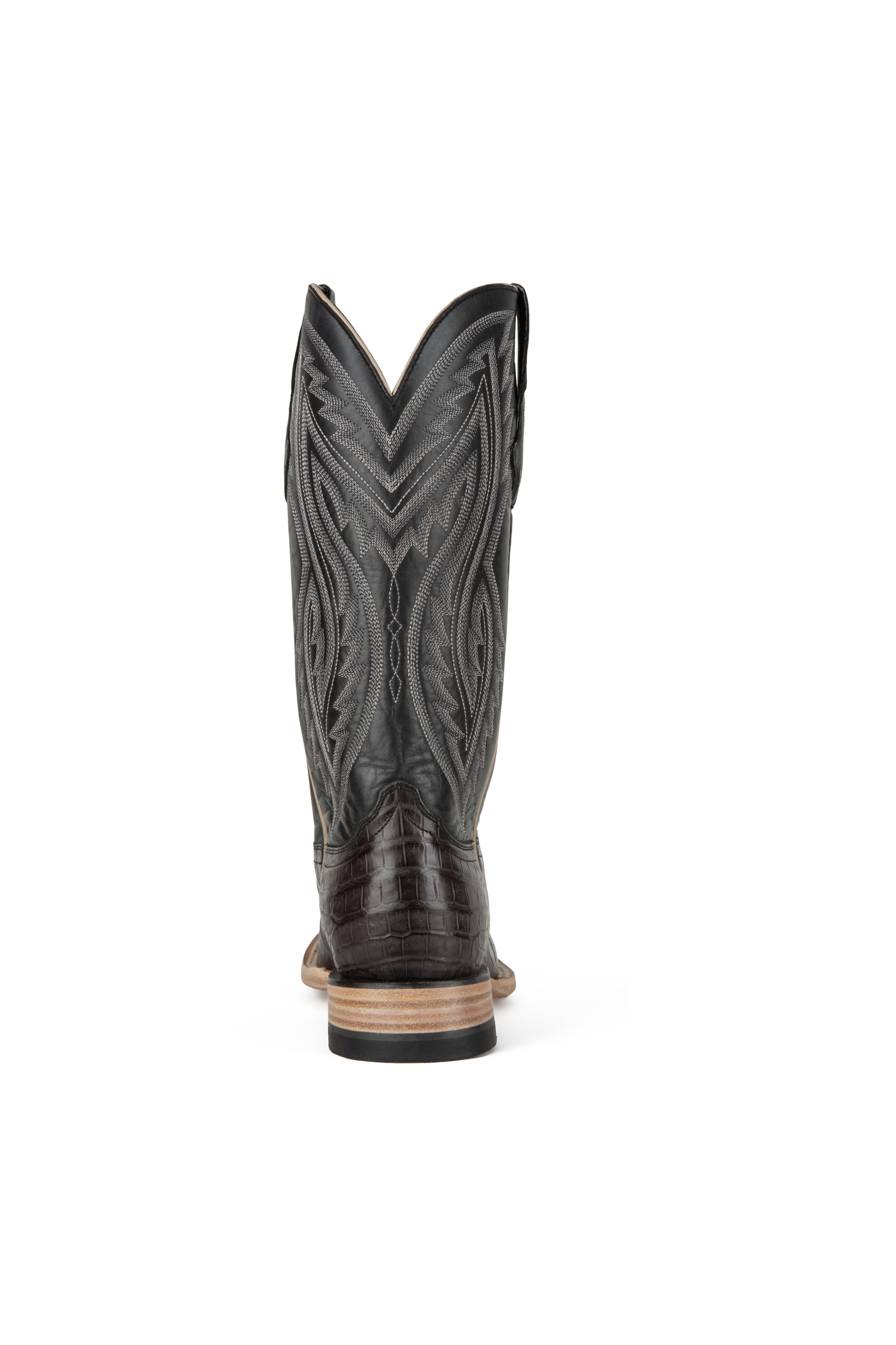 Resistol Boots - Caiman Belly - Square Toe - Grey