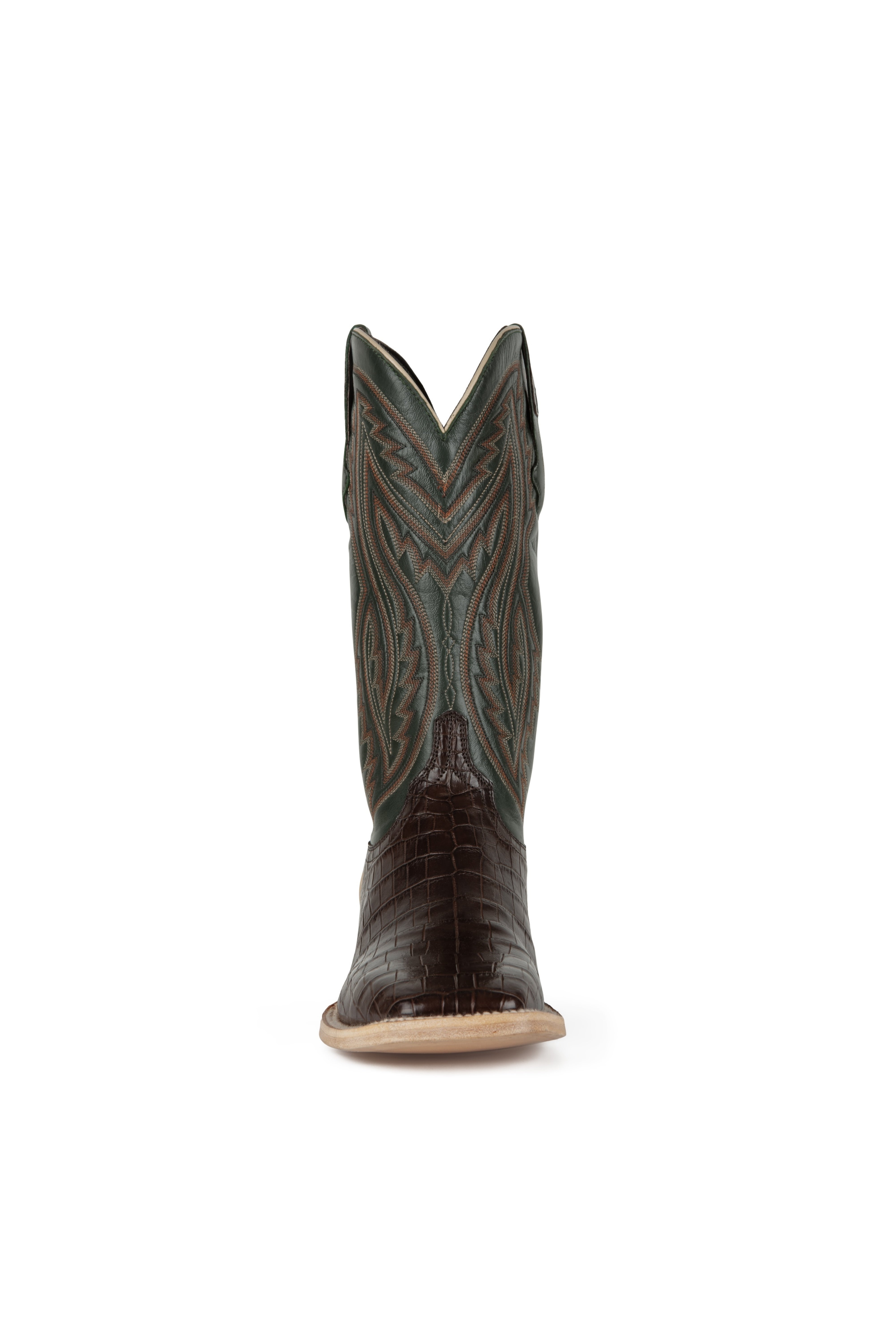 Resistol Boots - Nile Belly - Square Toe - Tobacco