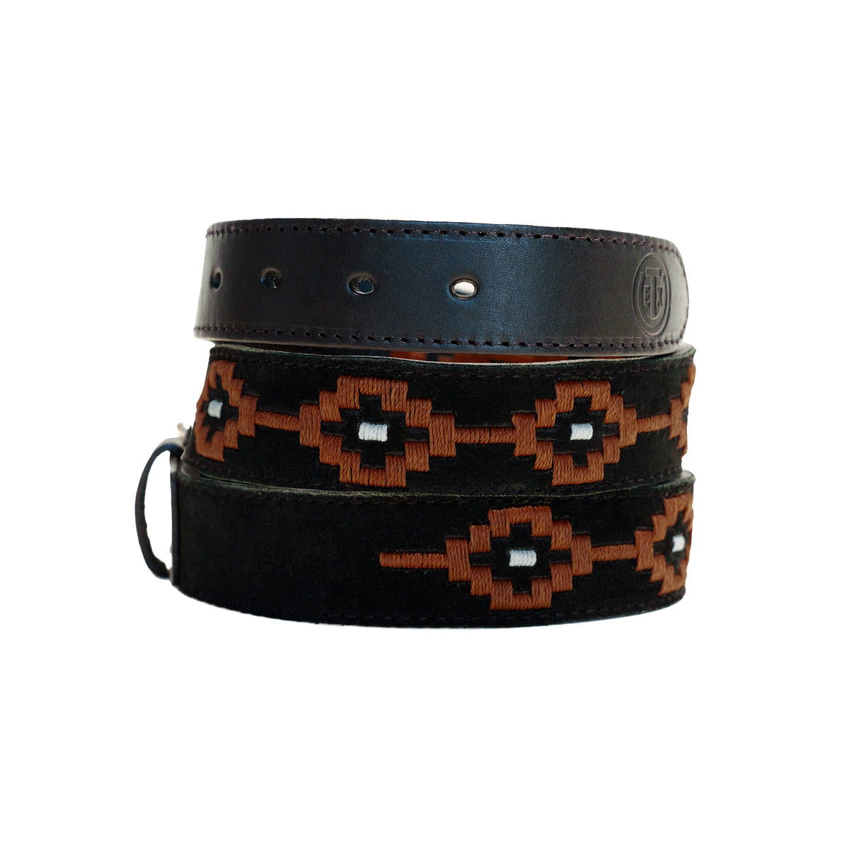 Zilker Belts - Texas Exes II - Black Suede