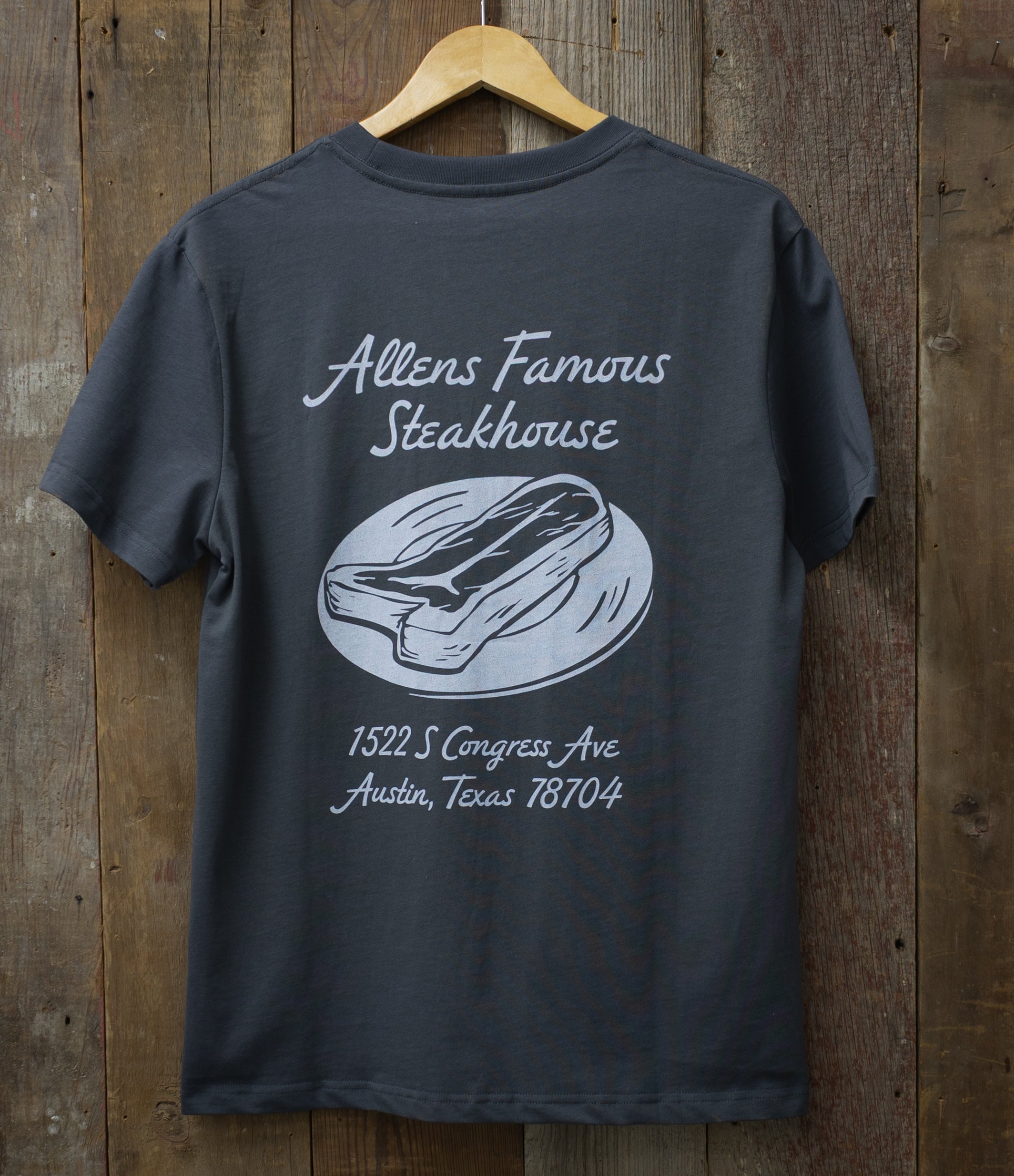 Allens Shirt - Allens Steakhouse - Charcoal