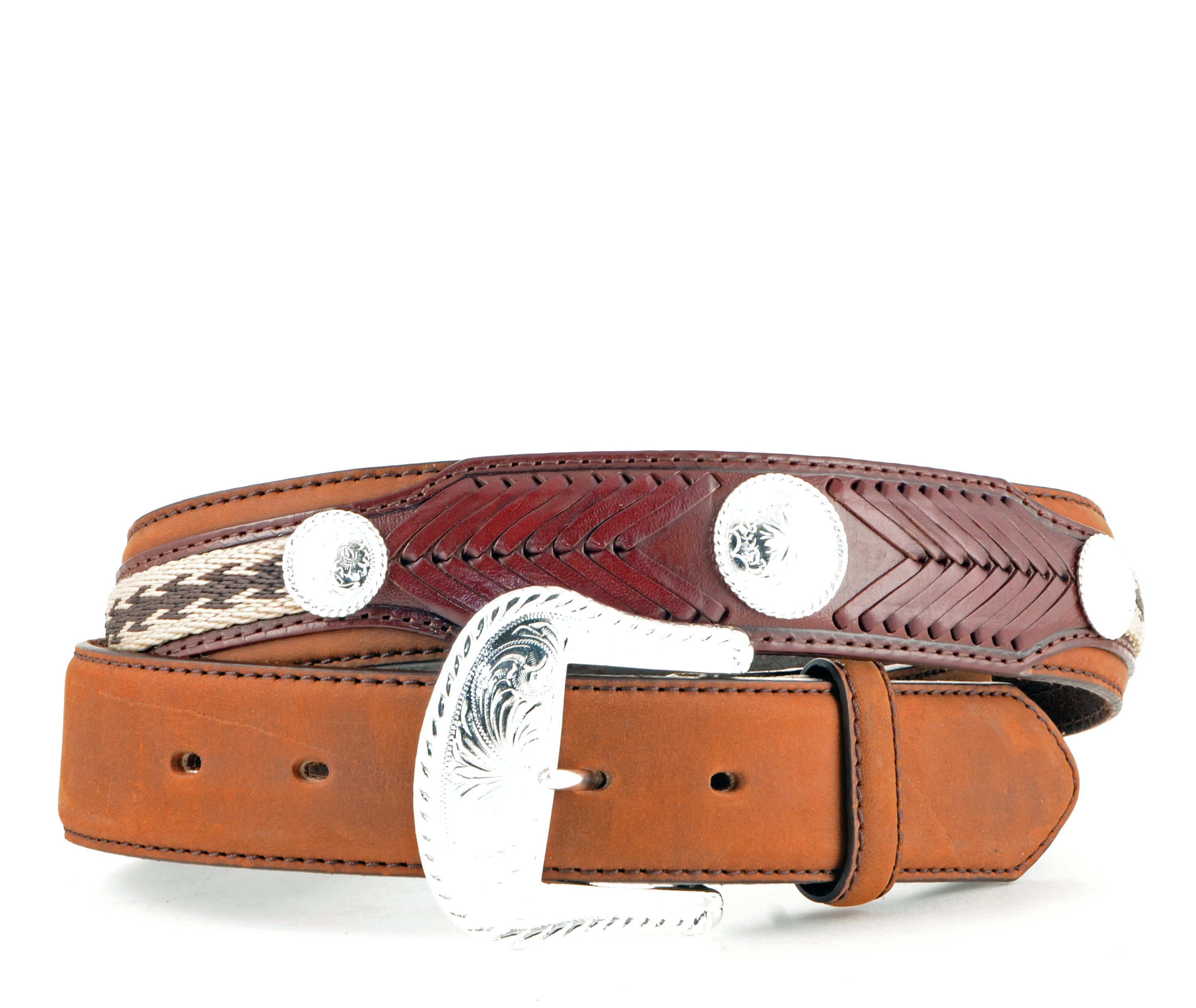 Brighton Leegin Straight Duke Bark Belt #7239L