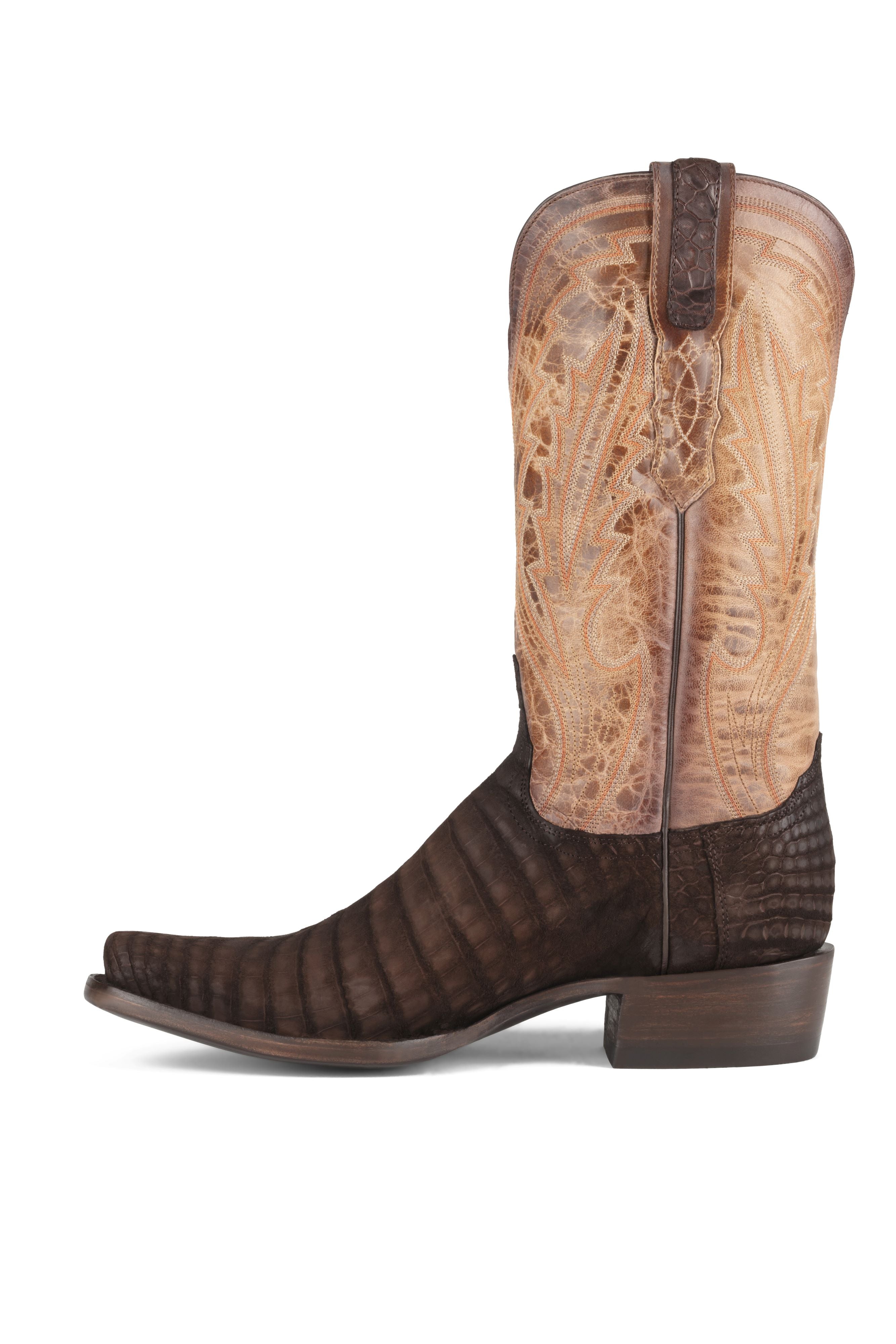 Allens Brand - Sueded Nile Belly - Rustic Brown