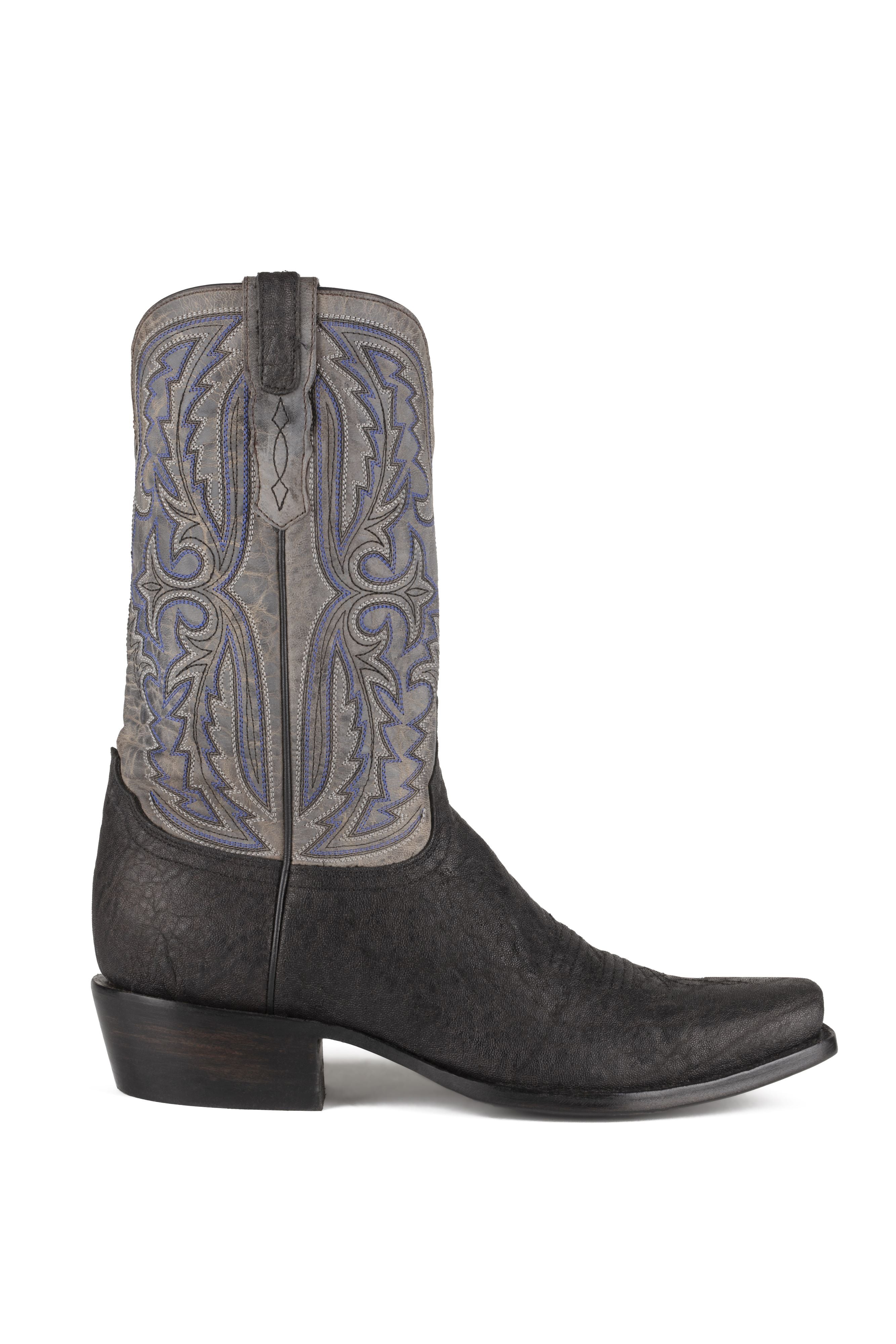 Allens Brand - Ethan Elephant - Cutter Toe - Black