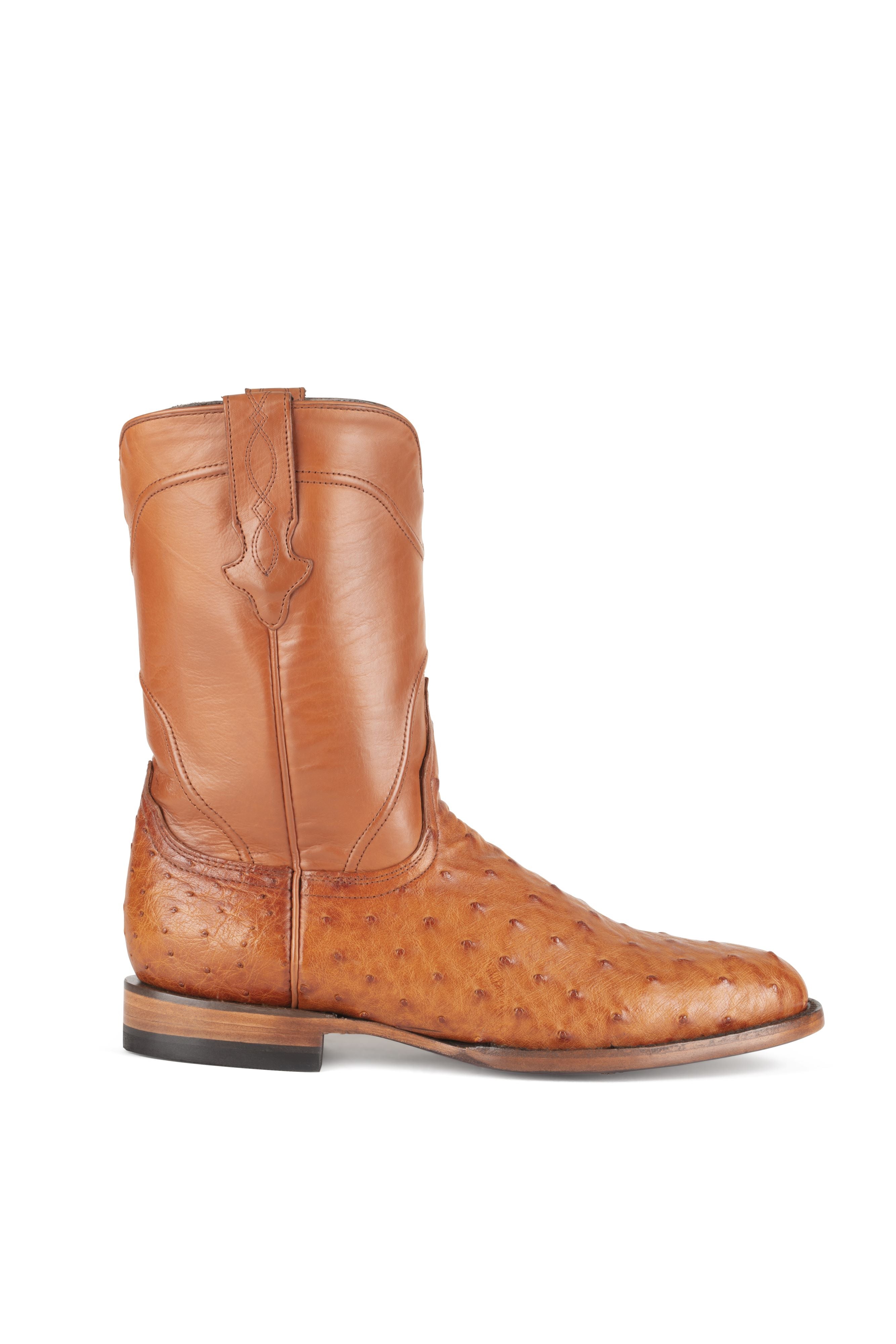 Allens Brand - Full Quill Ostrich - Roper - Brandy