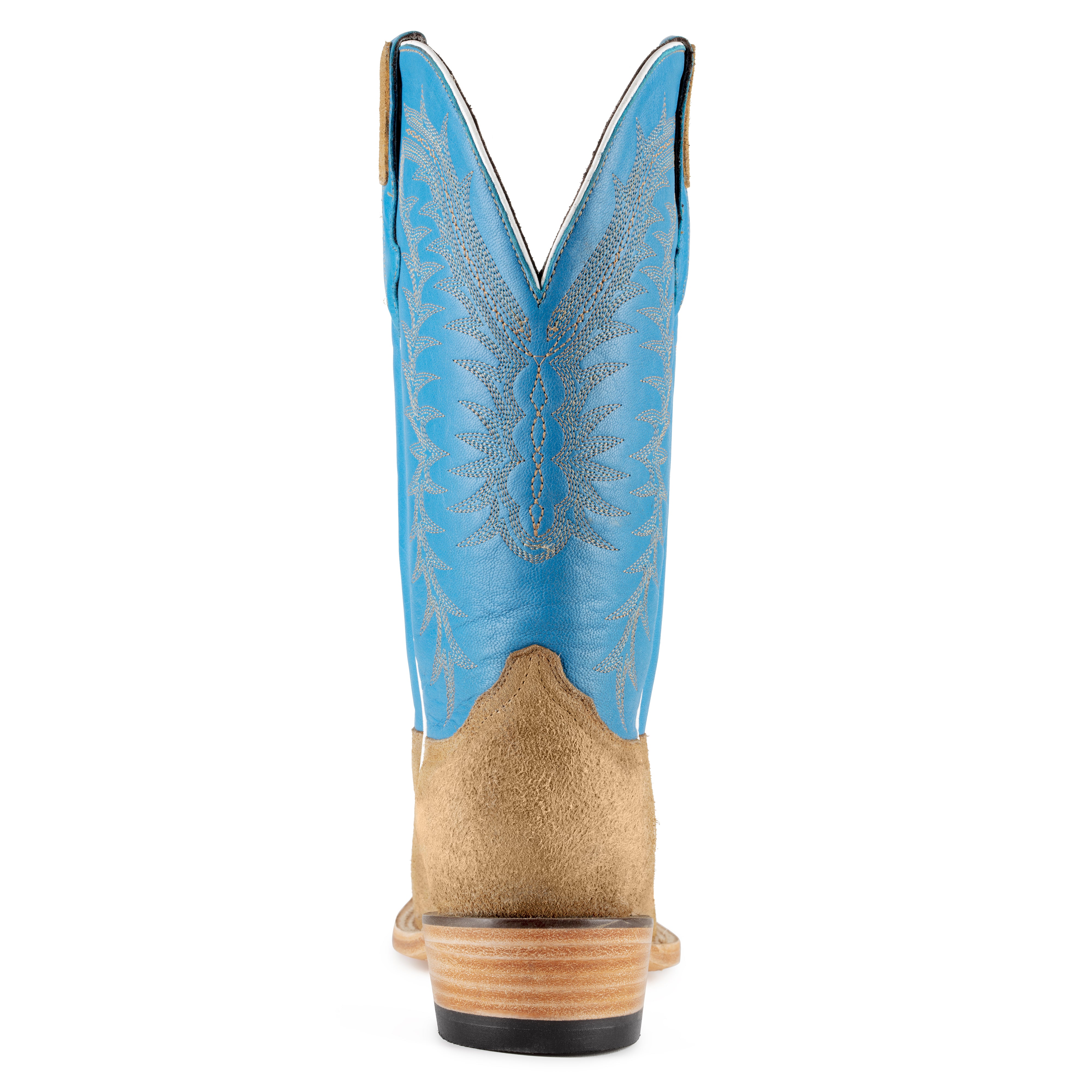 Resistol Boots - Rough Out Suede - Cutter Toe - Cognac