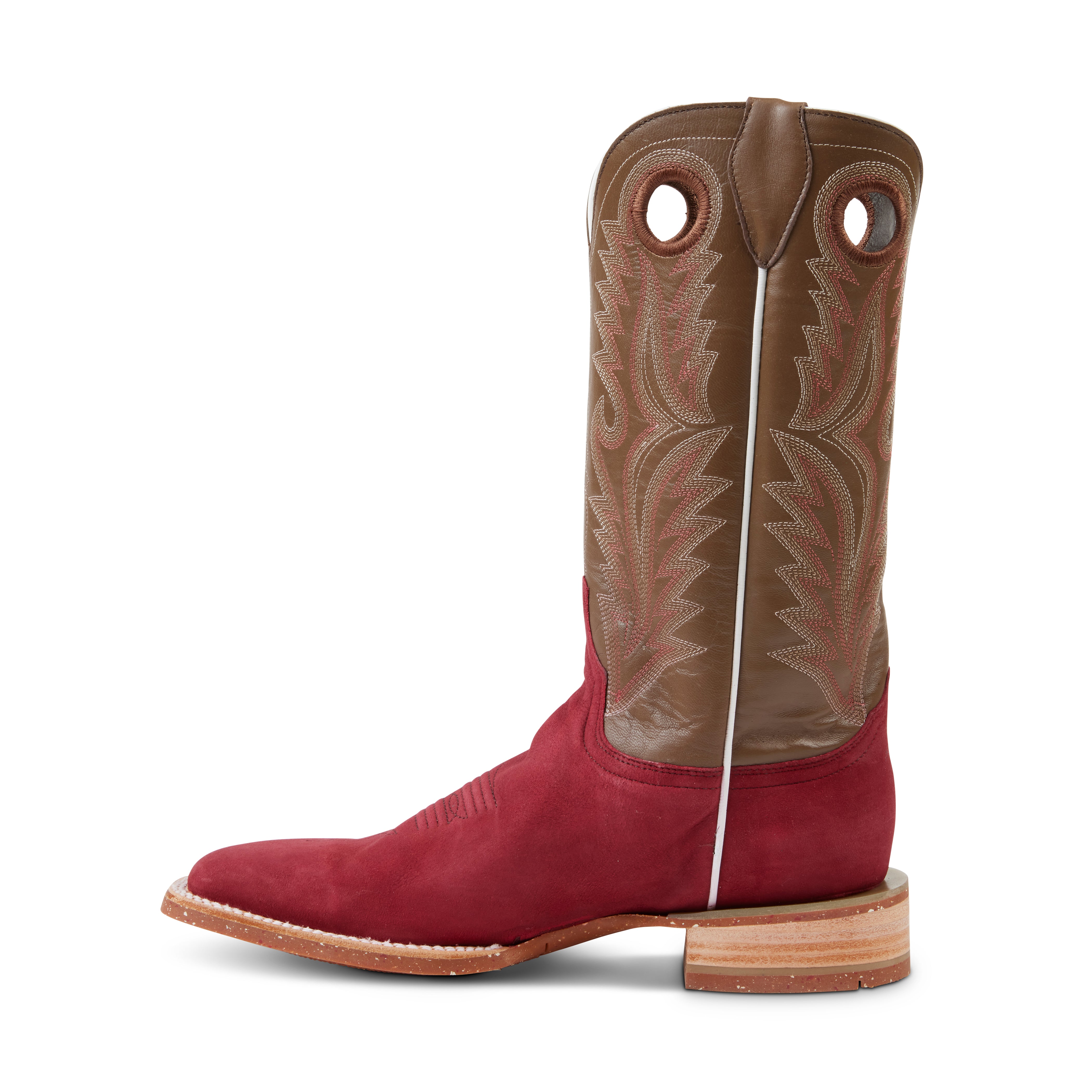 Azulado - Shane (Rubber Sole) - Square Toe - Cabernet