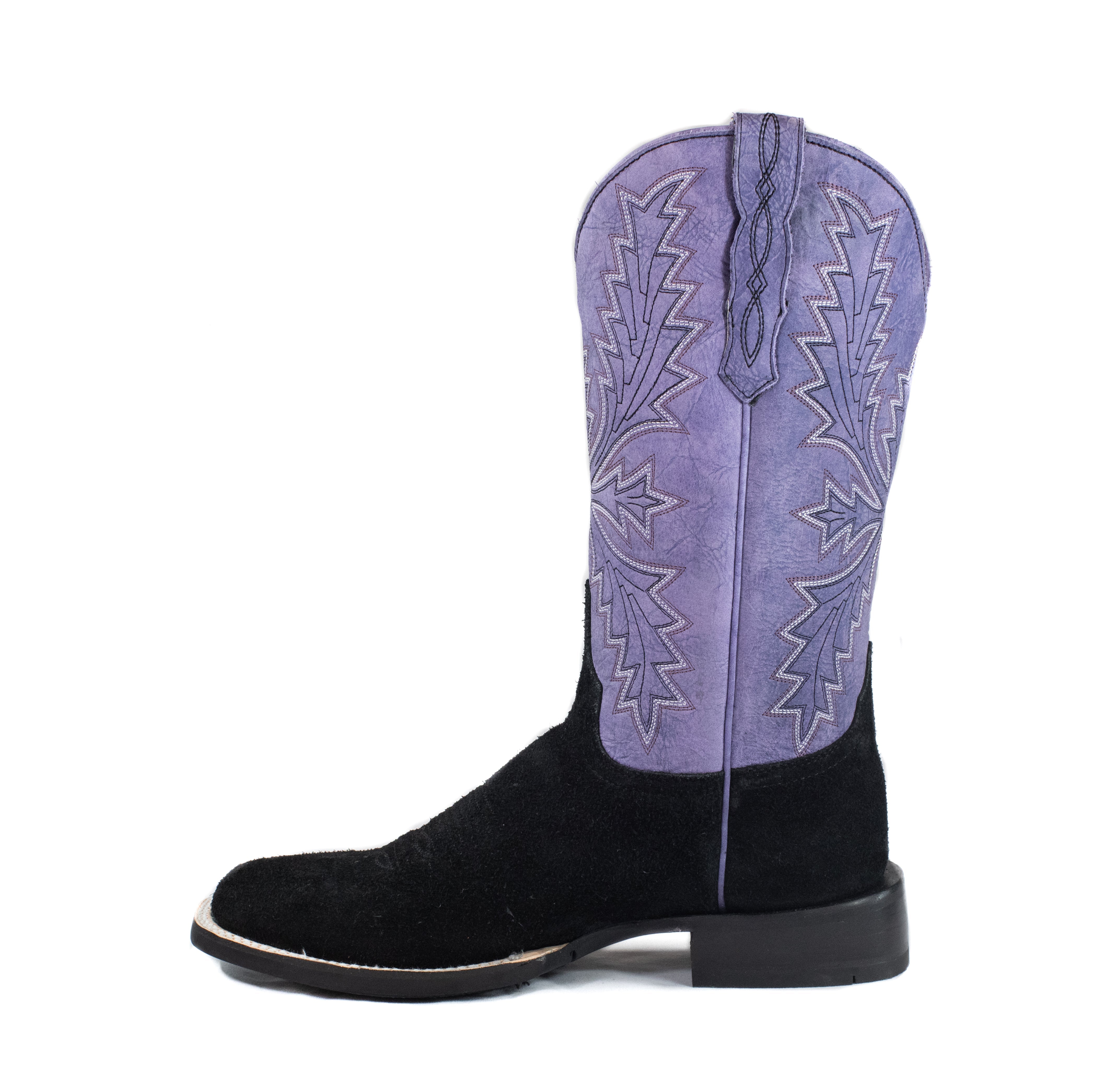 Azulado - Abby (Rubber Sole) - Square Toe - Black