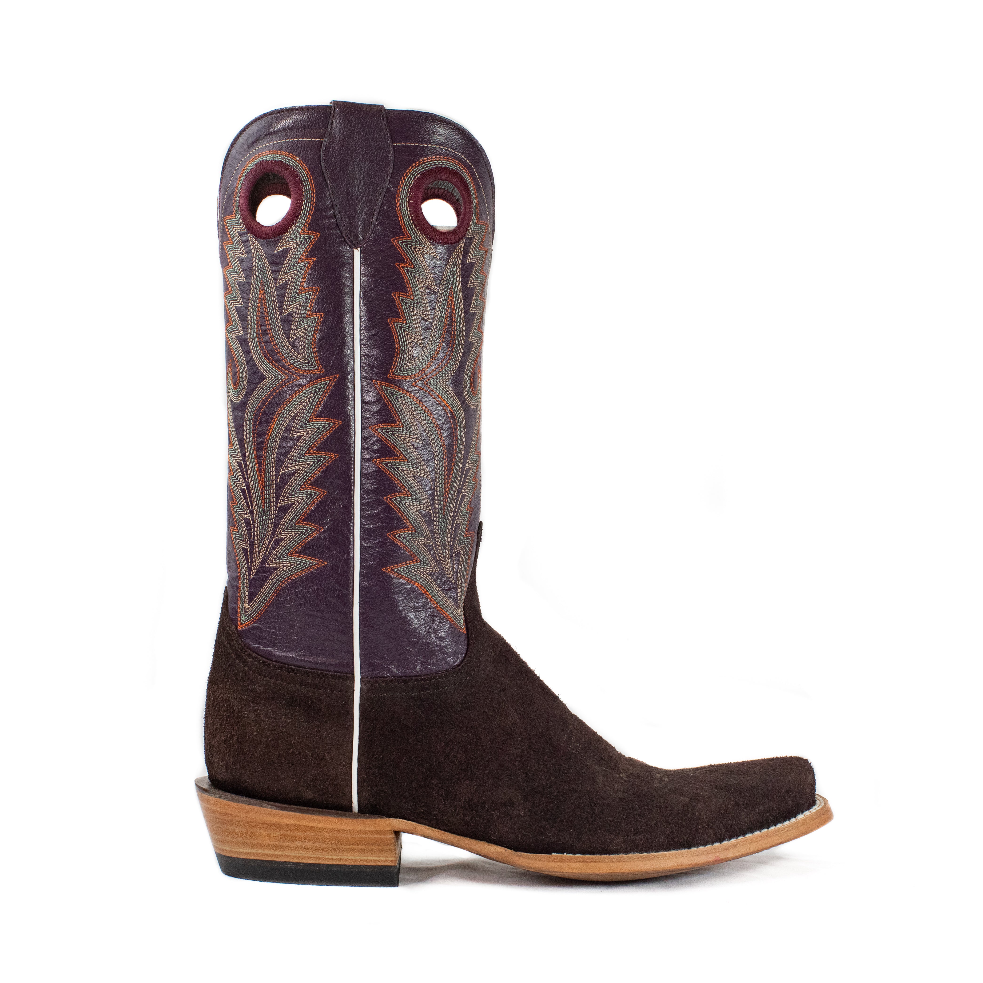 Azulado - Shane (Rubber Sole) - Cutter Toe - Chocolate