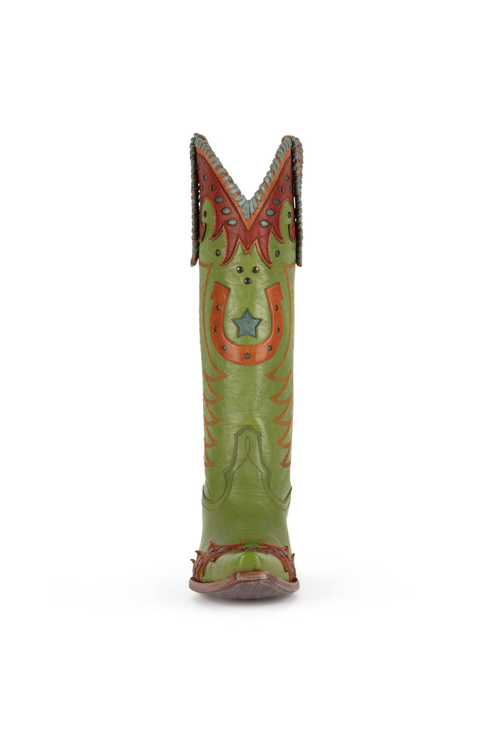 Allens Brand - Herrana - Pointed Toe - Lime Green view 4