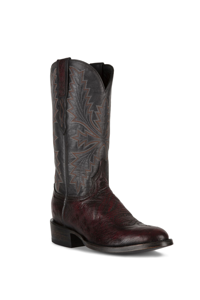 Allens Brand - Don Smooth Quill - Round Toe - Black Cherry view 1