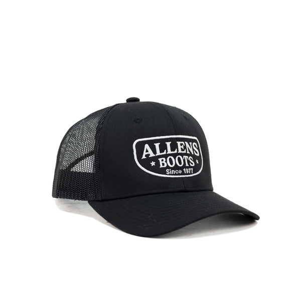 Allens Cap - Allens Badge - Black