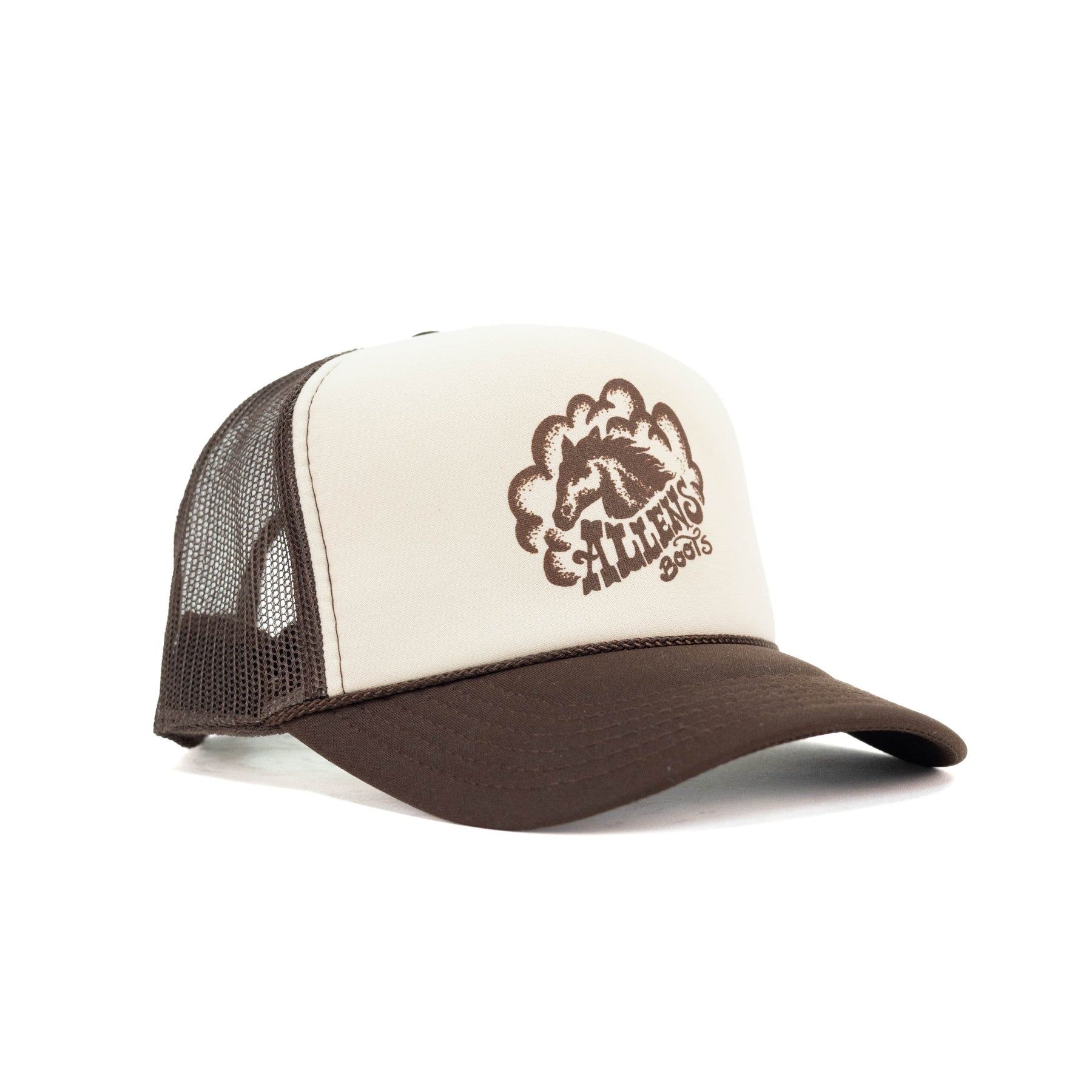 Allens Cap - Allens Horse - Cream/Brown