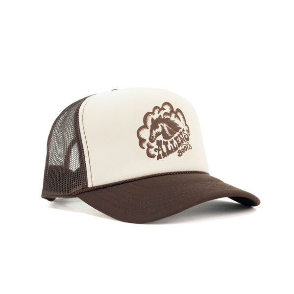 Allens Cap - Allens Horse - Cream/Brown