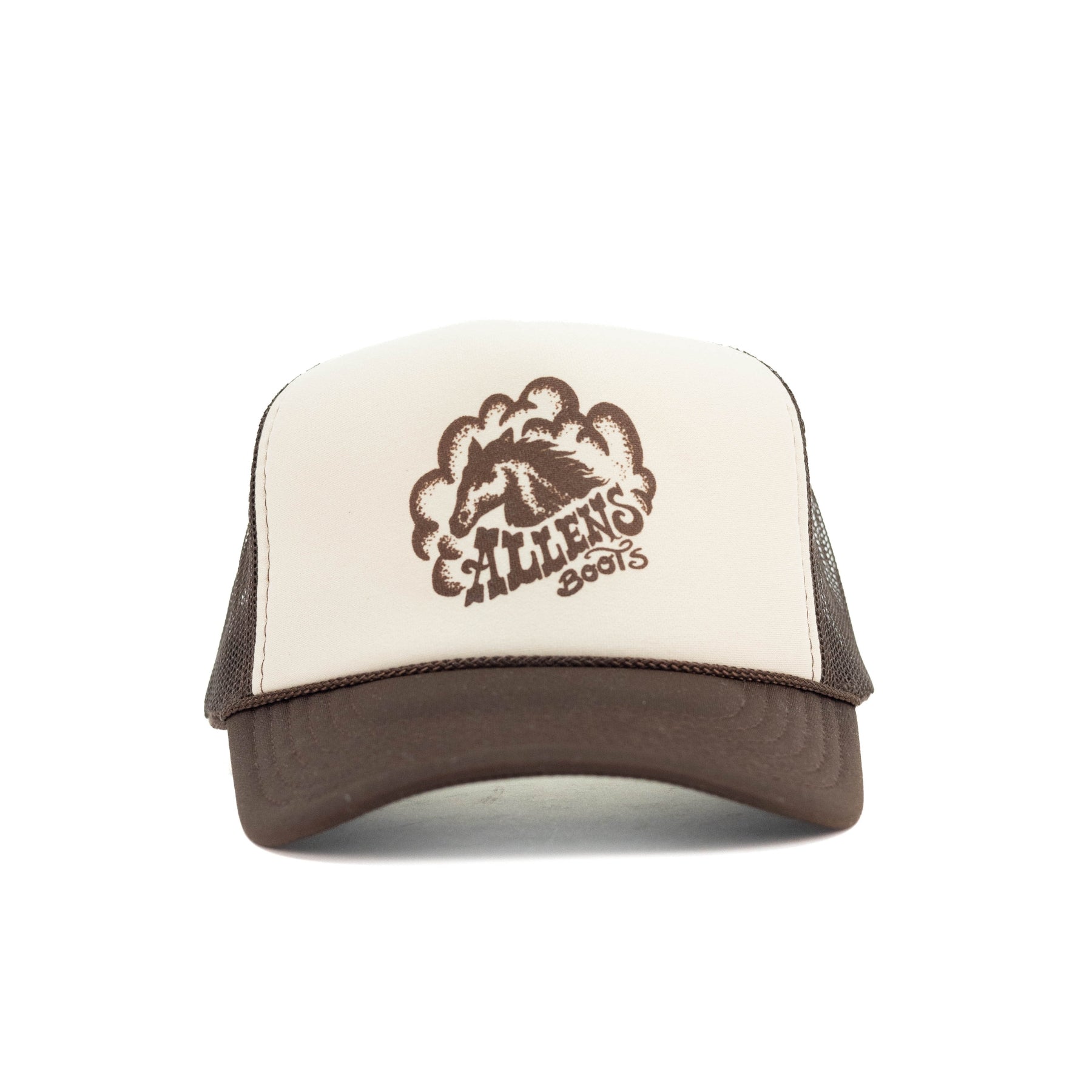 Allens Cap - Allens Horse - Cream/Brown