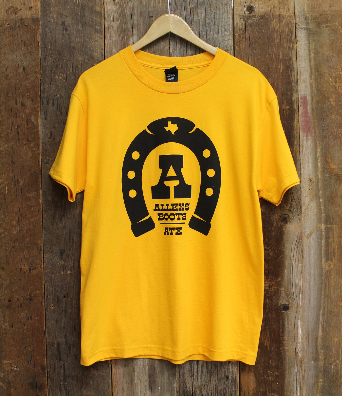 Allens Shirt - Allens Horseshoe - Yellow - ALT009