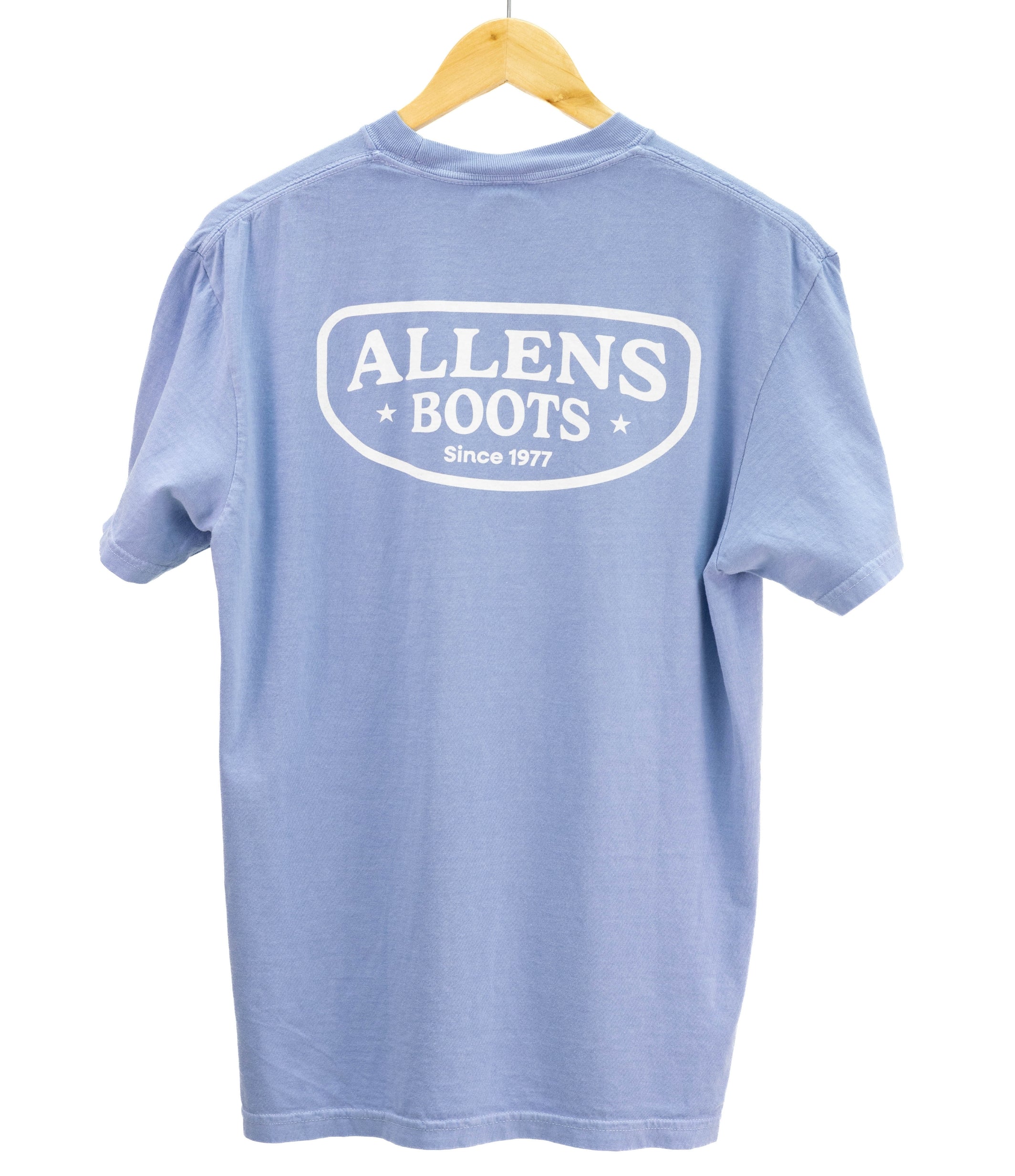 Allens Shirt - Allens Badge - Light Blue