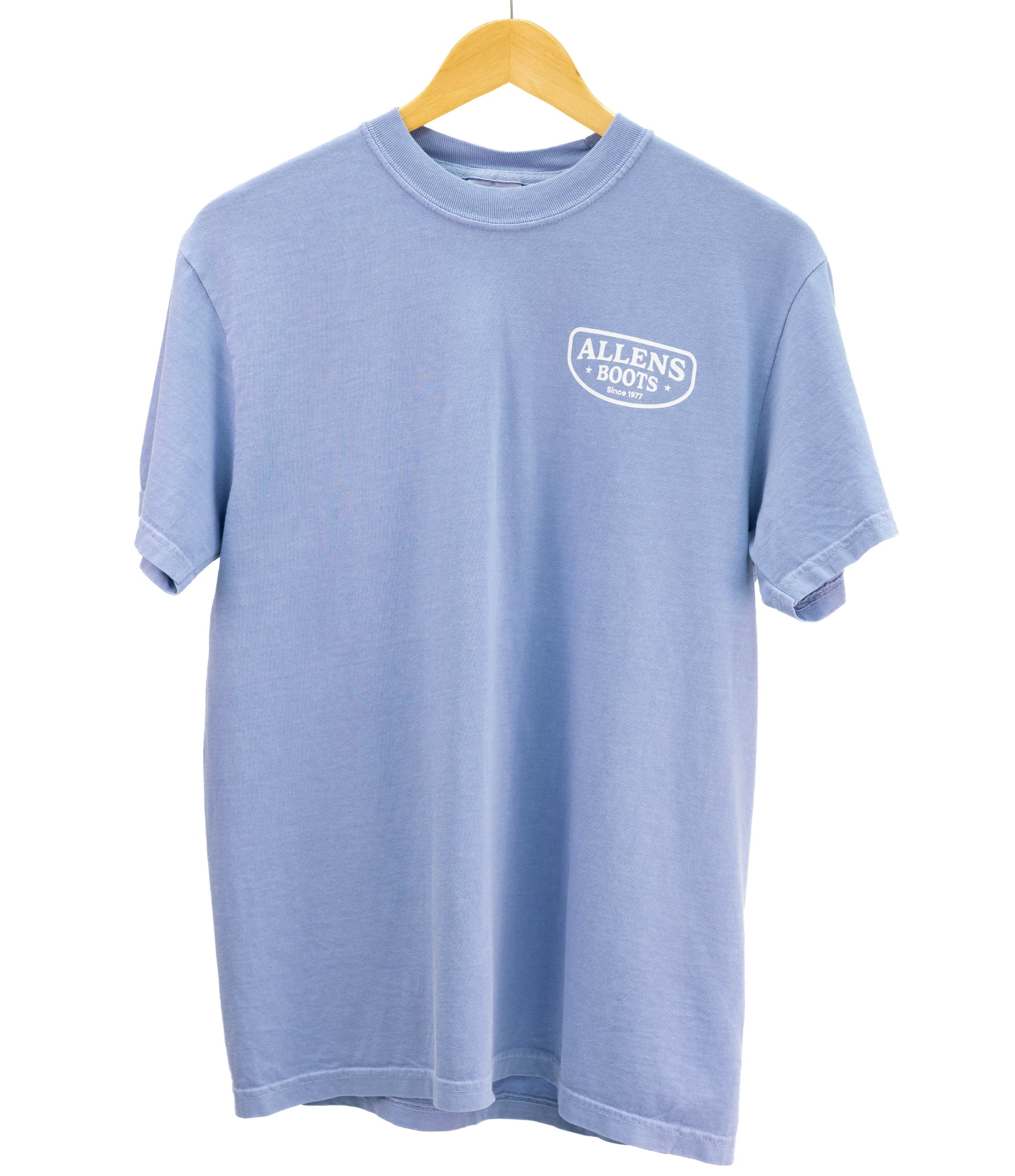 Allens Shirt - Allens Badge - Light Blue