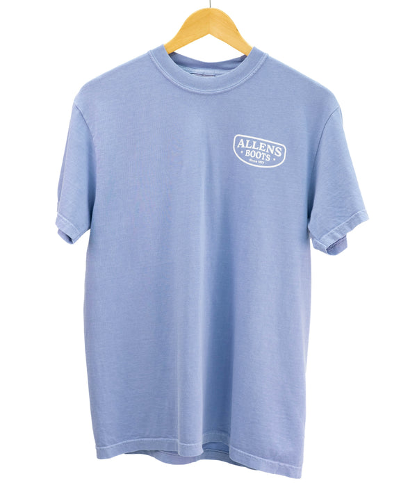 Allens Shirt - Allens Badge - Light Blue