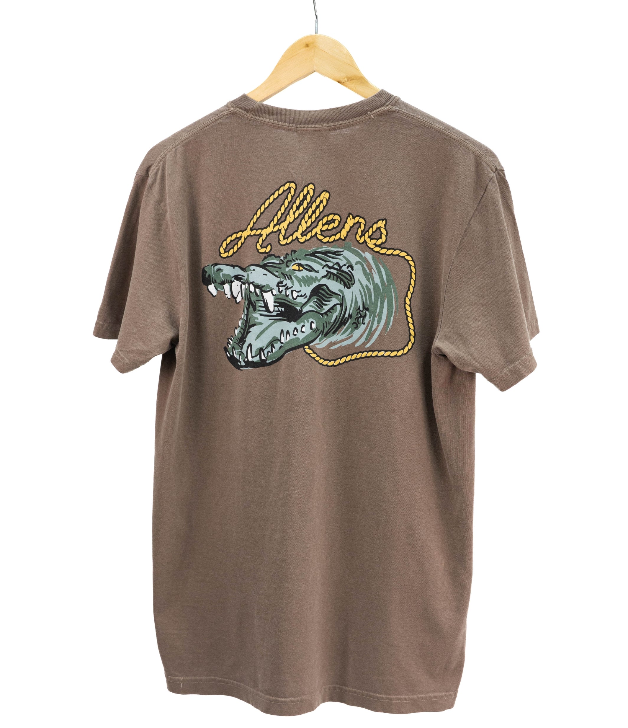 Allens Shirt - Allens Alligator - Brown