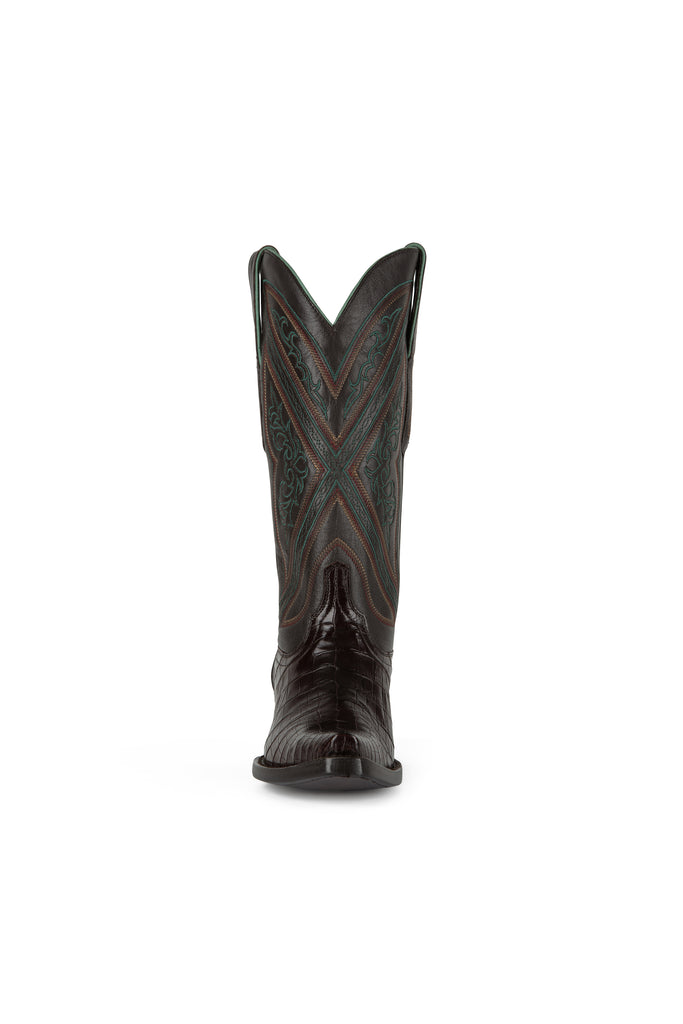 Azulado - Lily Caiman - Pointed Toe - Tobacco view 4