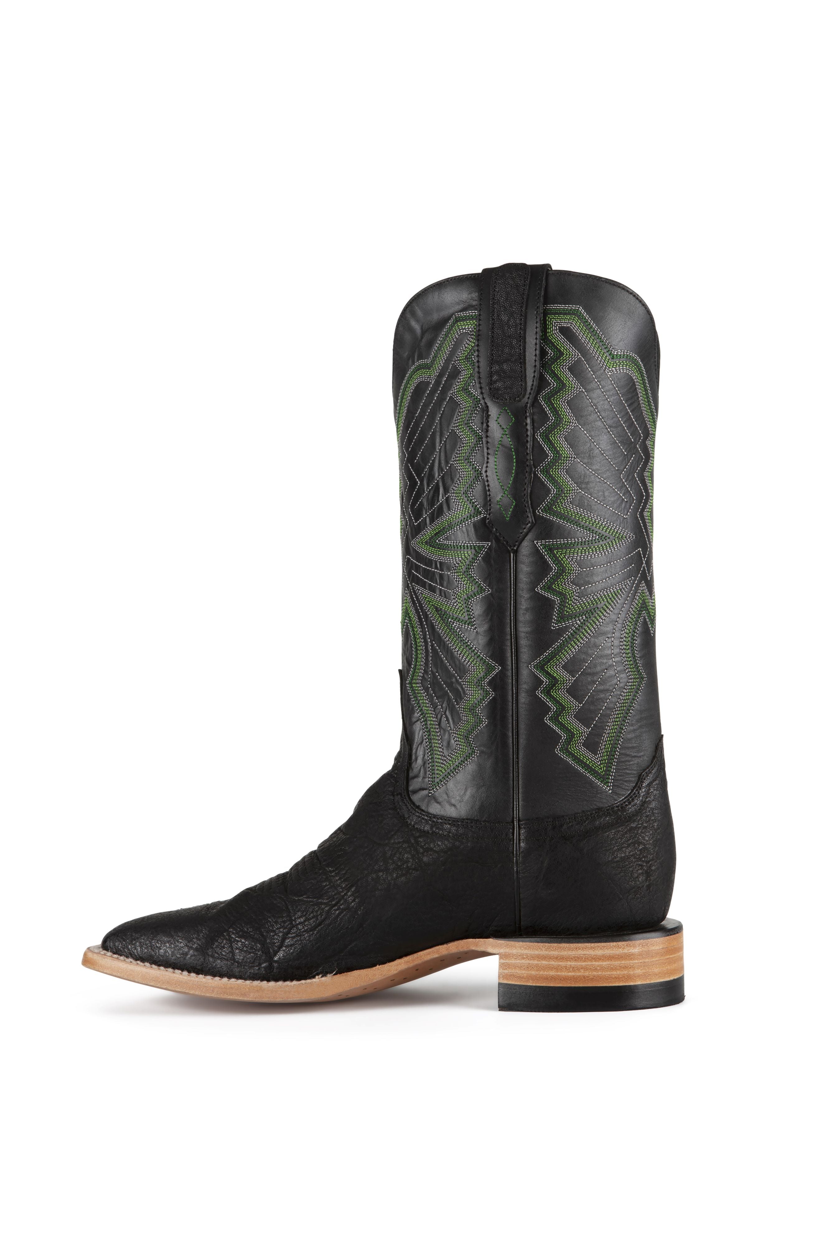 Azulado Ezra Elephant Square Toe Black Allens Boots azulado-ezra-elephant-square-toe-black-allens-boots
