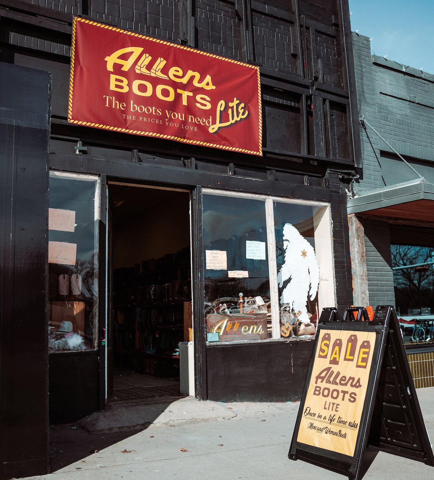Allen boots shop near me