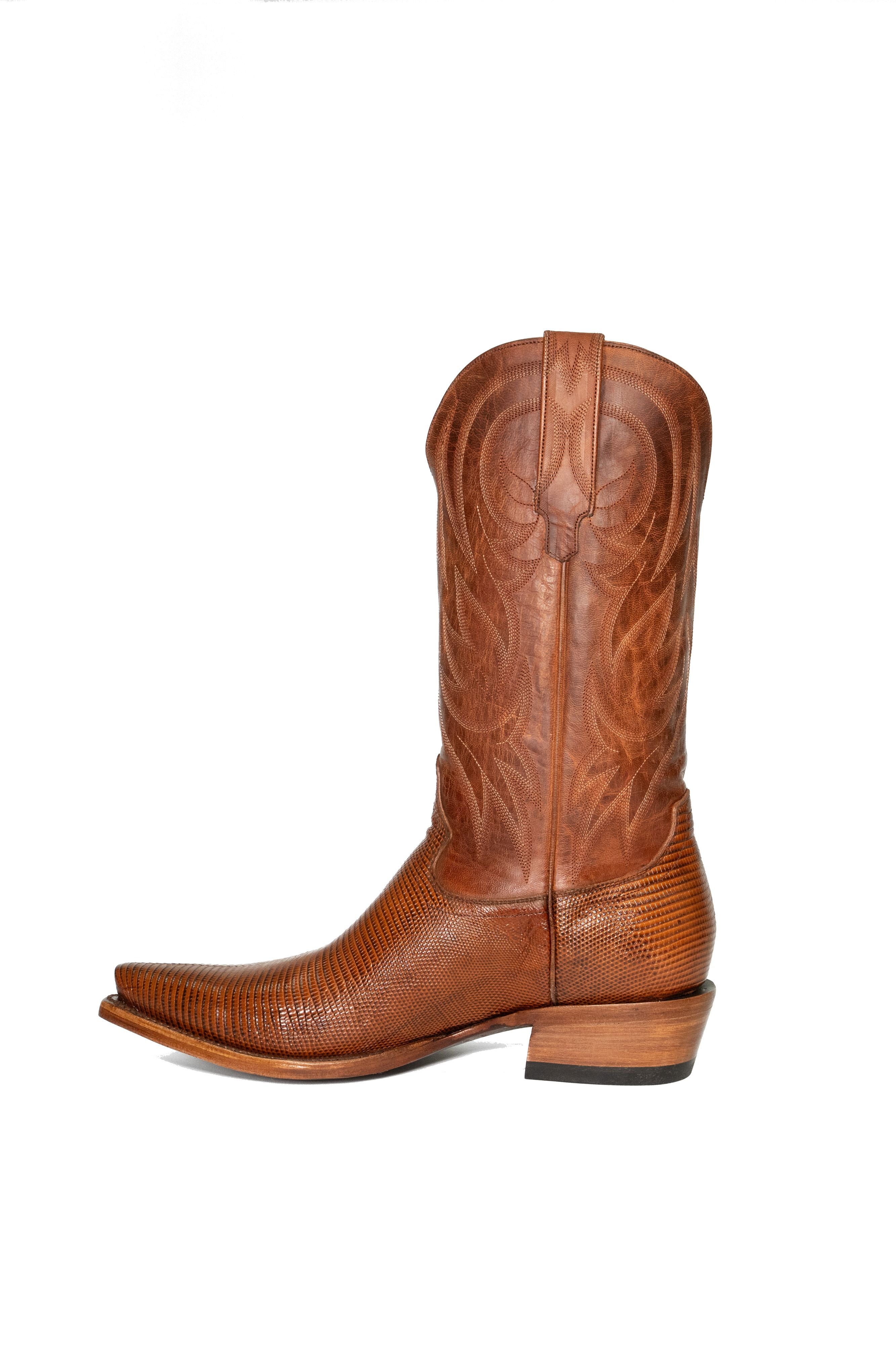 Allens Brand - Little Joe Lizard - Snip Toe - Brandy