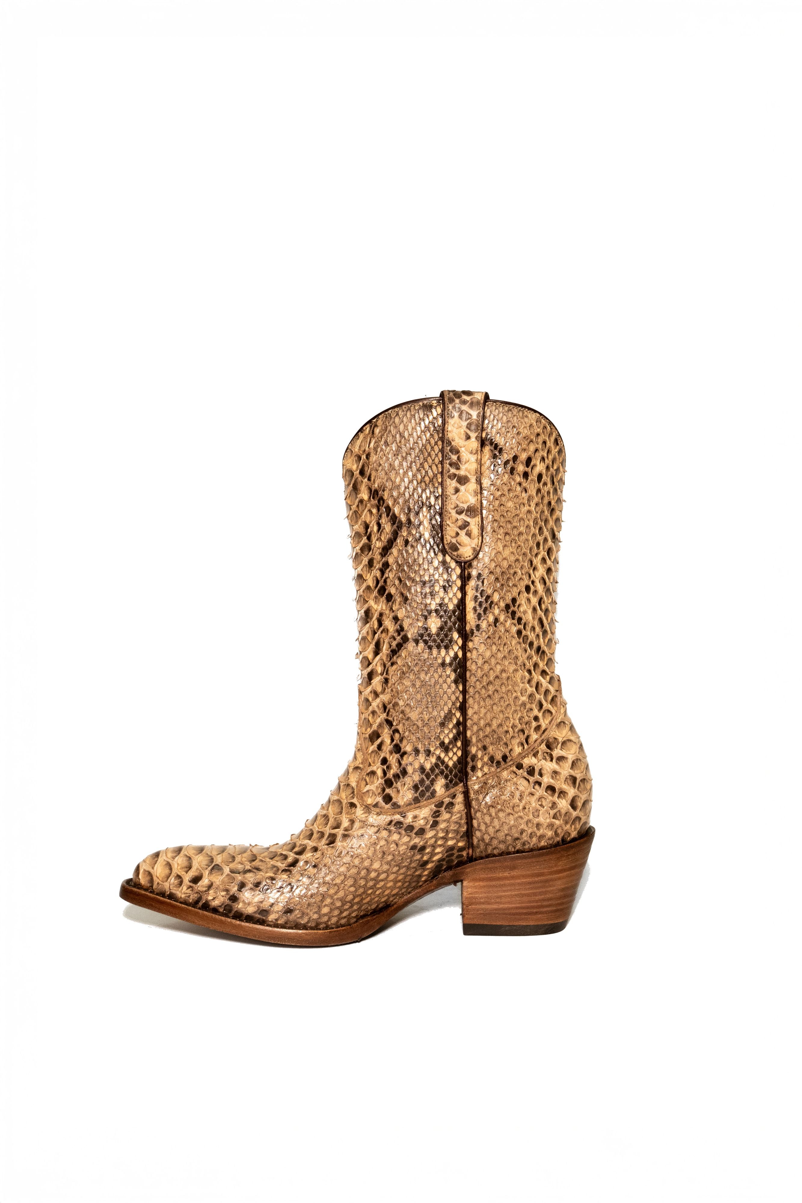 Allens Brand - Heather Python - Taupe