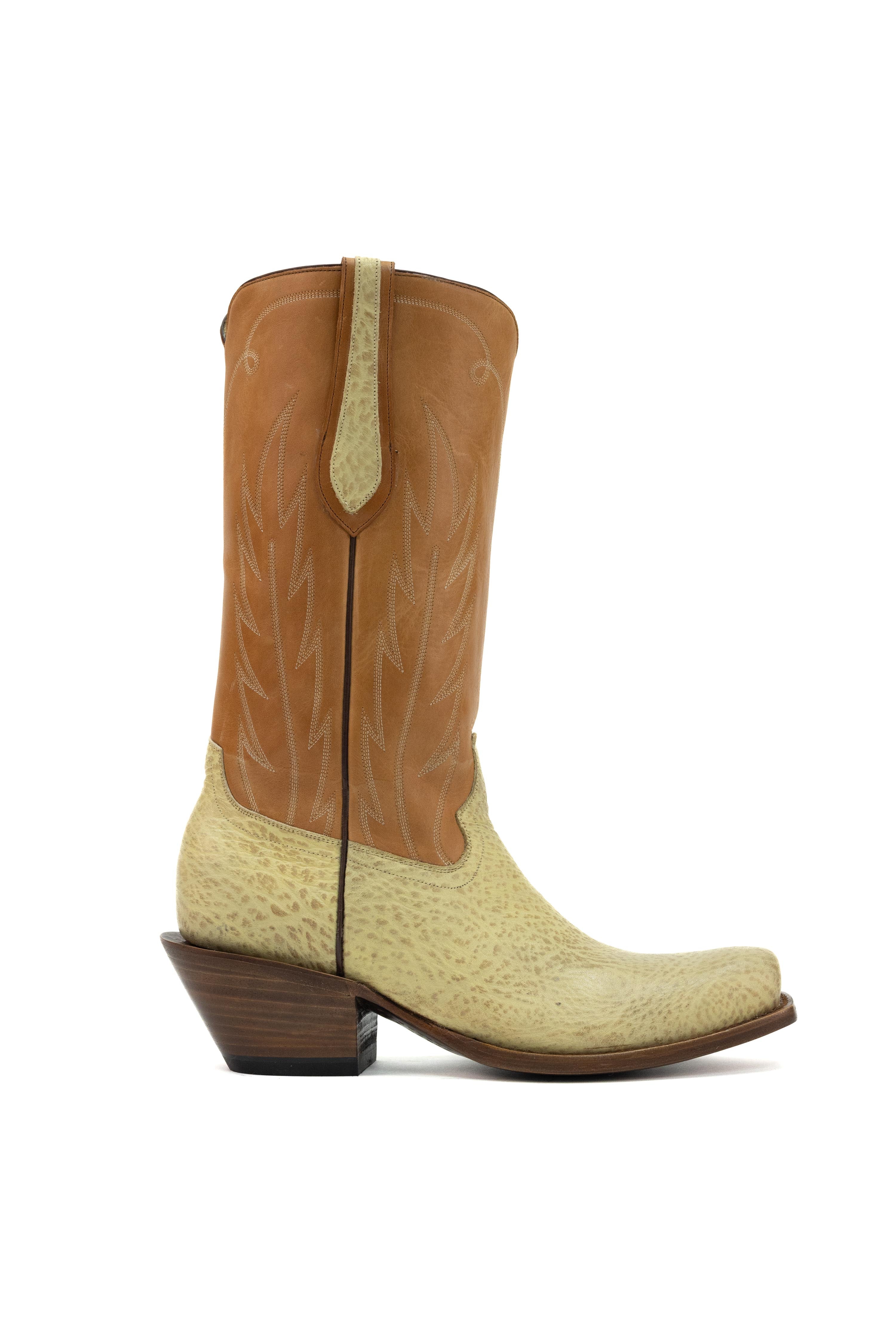 Allens Brand - Gaucho - Cutter Toe - Cream/Whiskey