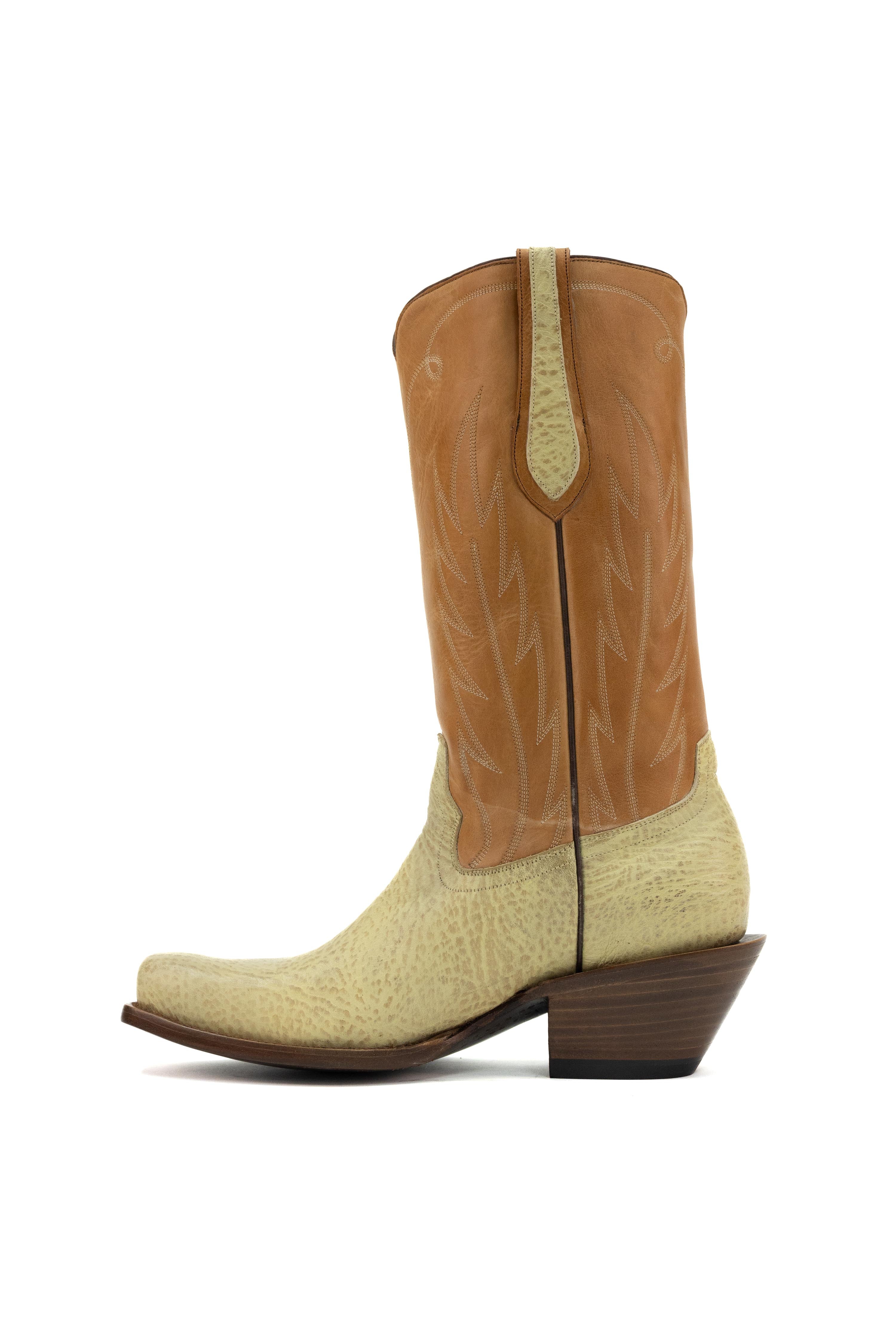 Allens Brand - Gaucho - Cutter Toe - Cream/Whiskey