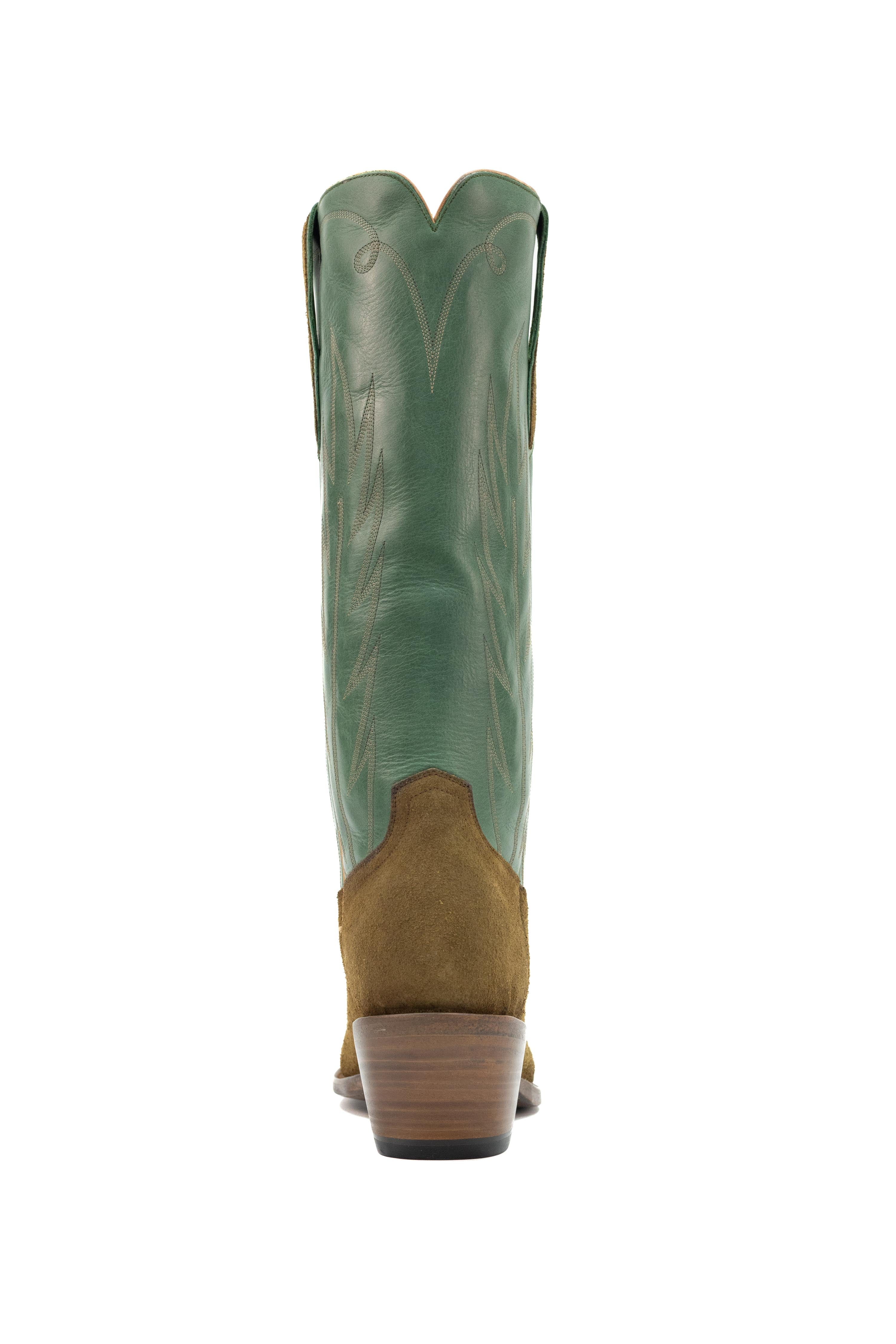 Allens Brand - Gaucho 15" - Cutter Toe - Coffee/Green